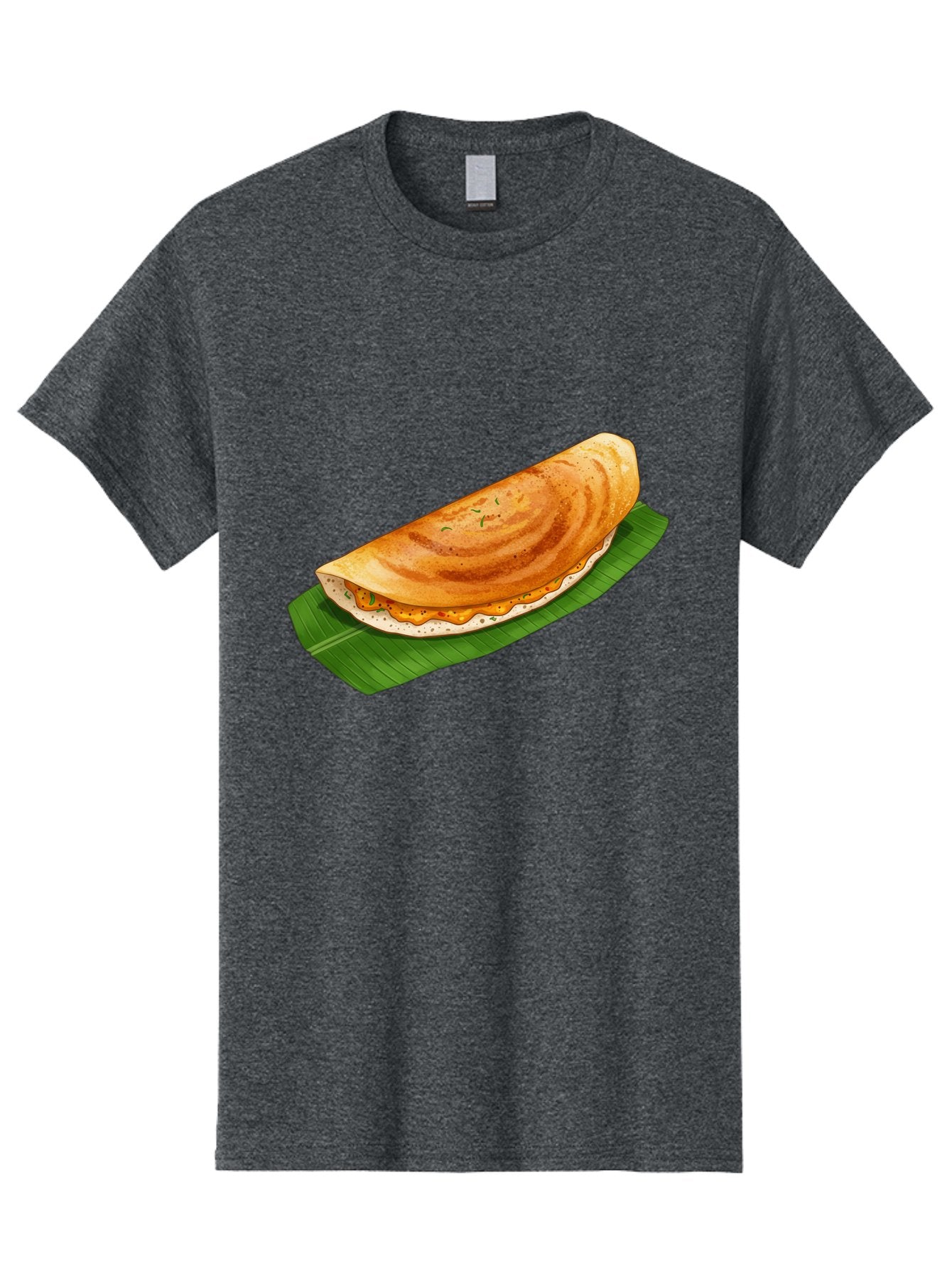 Masala-Dosa-5 Men'S Graphic Tee, 100% Cotton, Comfortable Casual Summer Wear, Machine Washable, Indian Cuisine, South Indian Food, Dosa Recipe, Masala Dosa, Savory Crepe, Fermented Rice, Savory Filling, Spicy Potato, Breakfast Dish, Baa983 7