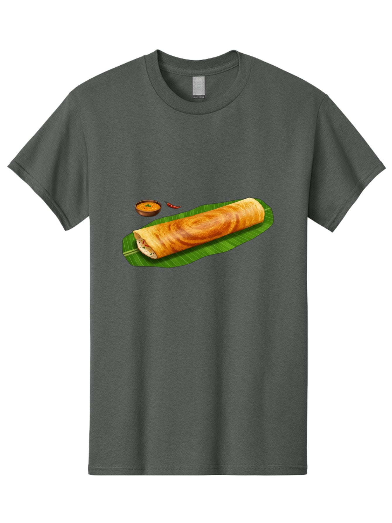 Masala-Dosa-7 Men'S Graphic Tee, 100% Cotton, Comfortable Casual Summer Wear, Machine Washable, South Indian Cuisine, Crispy Dosa, Masala Filling, Spiced Potatoes, Chutney, Traditional Food, Indian Breakfast, Dosa Recipe, Vegetarian Dish Baa985 8