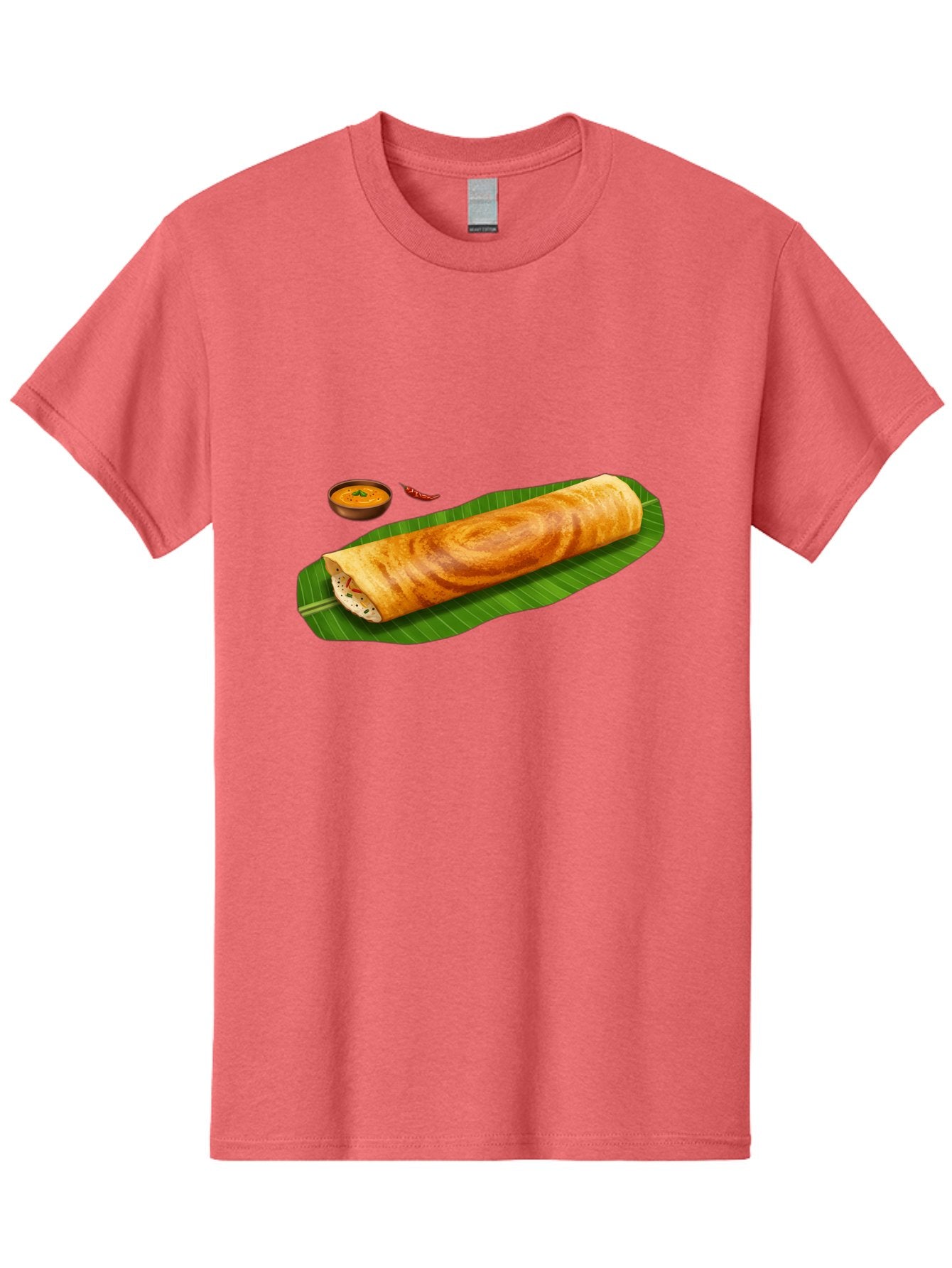 Masala-Dosa-7 Men'S Graphic Tee, 100% Cotton, Comfortable Casual Summer Wear, Machine Washable, South Indian Cuisine, Crispy Dosa, Masala Filling, Spiced Potatoes, Chutney, Traditional Food, Indian Breakfast, Dosa Recipe, Vegetarian Dish Baa985 12
