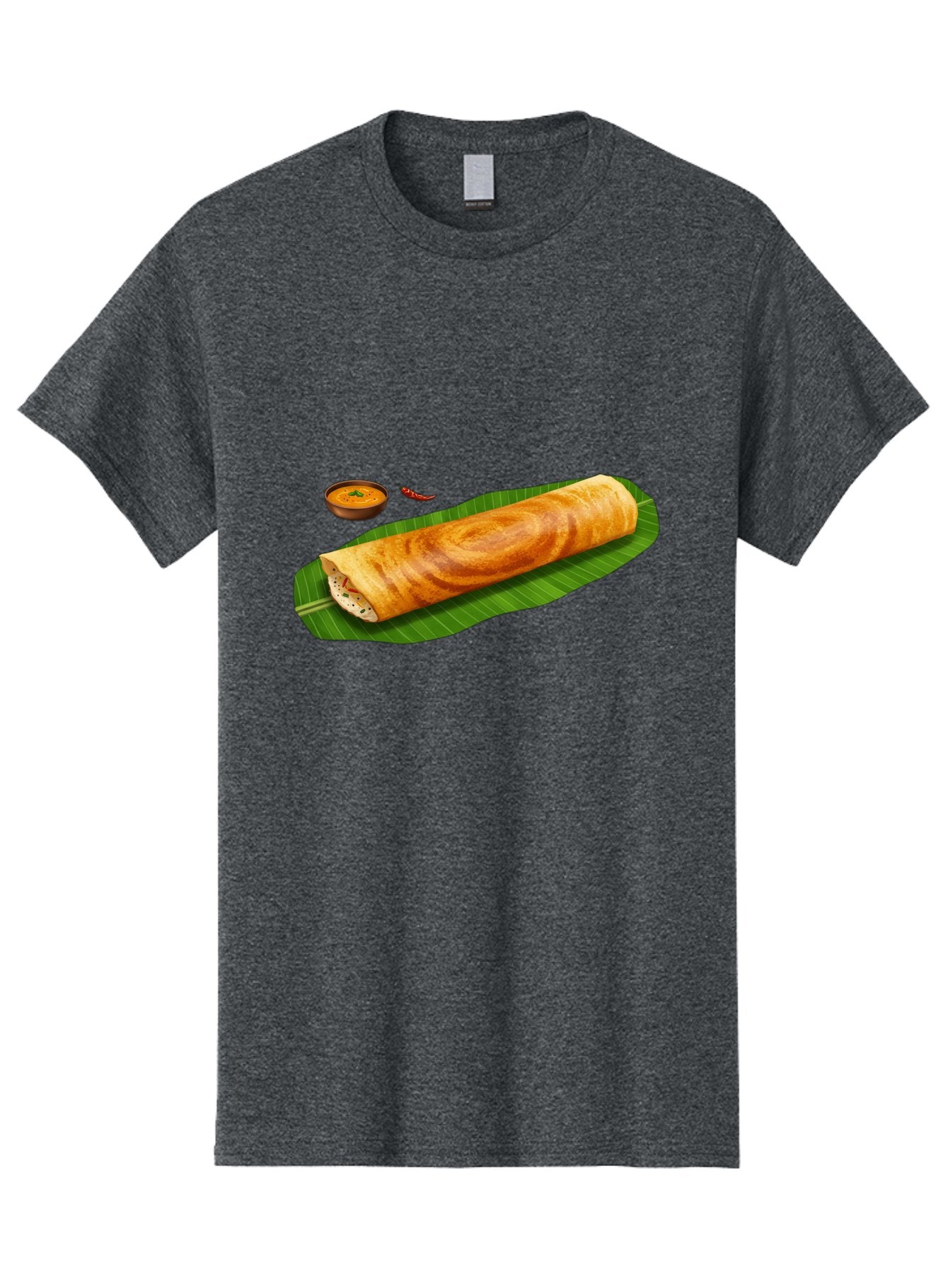 Masala-Dosa-7 Men'S Graphic Tee, 100% Cotton, Comfortable Casual Summer Wear, Machine Washable, South Indian Cuisine, Crispy Dosa, Masala Filling, Spiced Potatoes, Chutney, Traditional Food, Indian Breakfast, Dosa Recipe, Vegetarian Dish Baa985 6