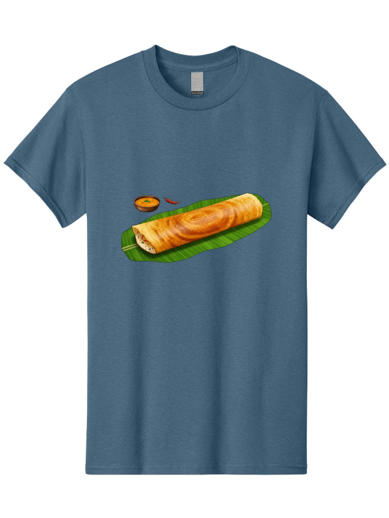 Masala-Dosa-7 Men'S Graphic Tee, 100% Cotton, Comfortable Casual Summer Wear, Machine Washable, South Indian Cuisine, Crispy Dosa, Masala Filling, Spiced Potatoes, Chutney, Traditional Food, Indian Breakfast, Dosa Recipe, Vegetarian Dish Baa985 11