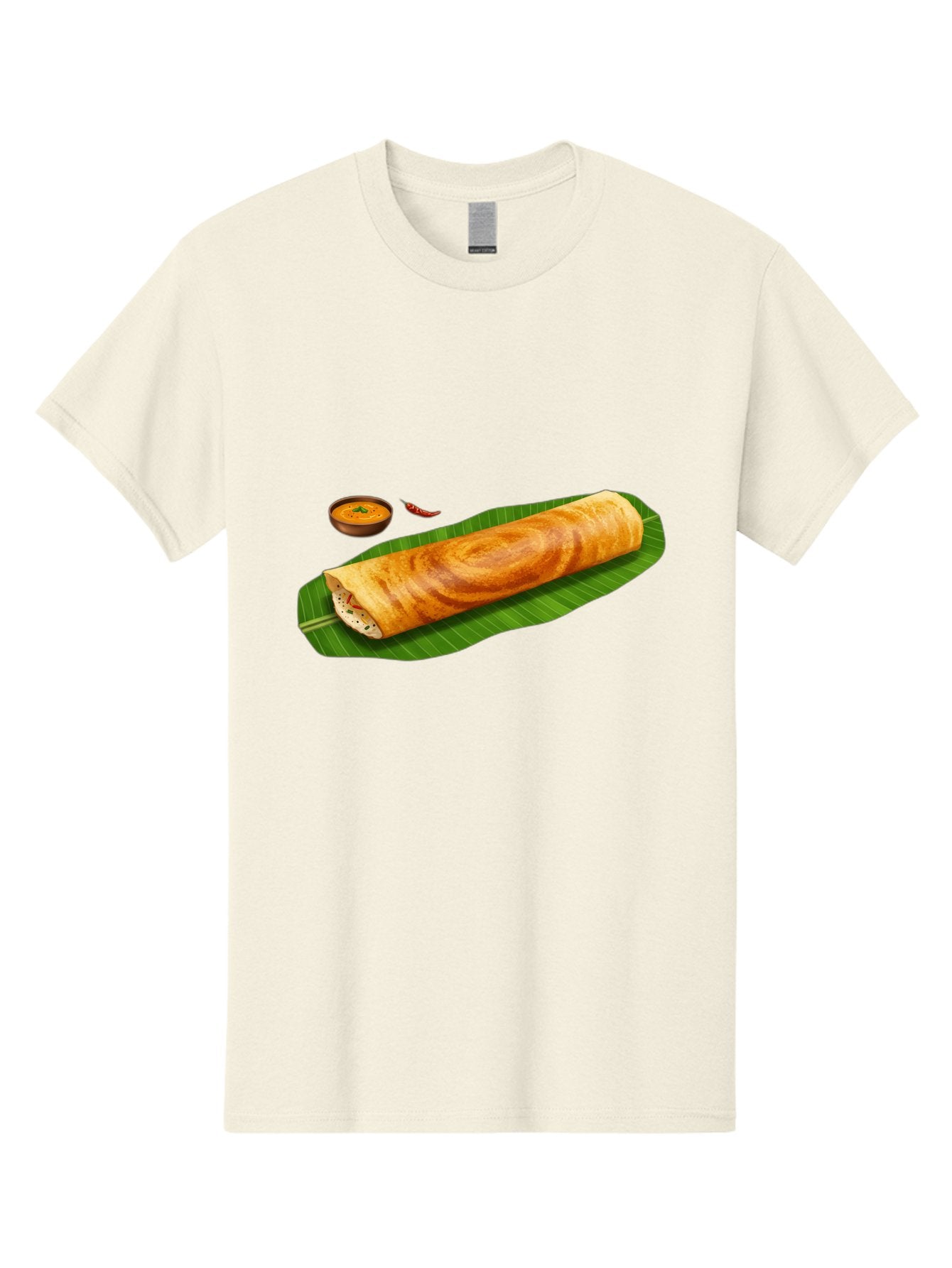 Masala-Dosa-7 Men'S Graphic Tee, 100% Cotton, Comfortable Casual Summer Wear, Machine Washable, South Indian Cuisine, Crispy Dosa, Masala Filling, Spiced Potatoes, Chutney, Traditional Food, Indian Breakfast, Dosa Recipe, Vegetarian Dish Baa985 13