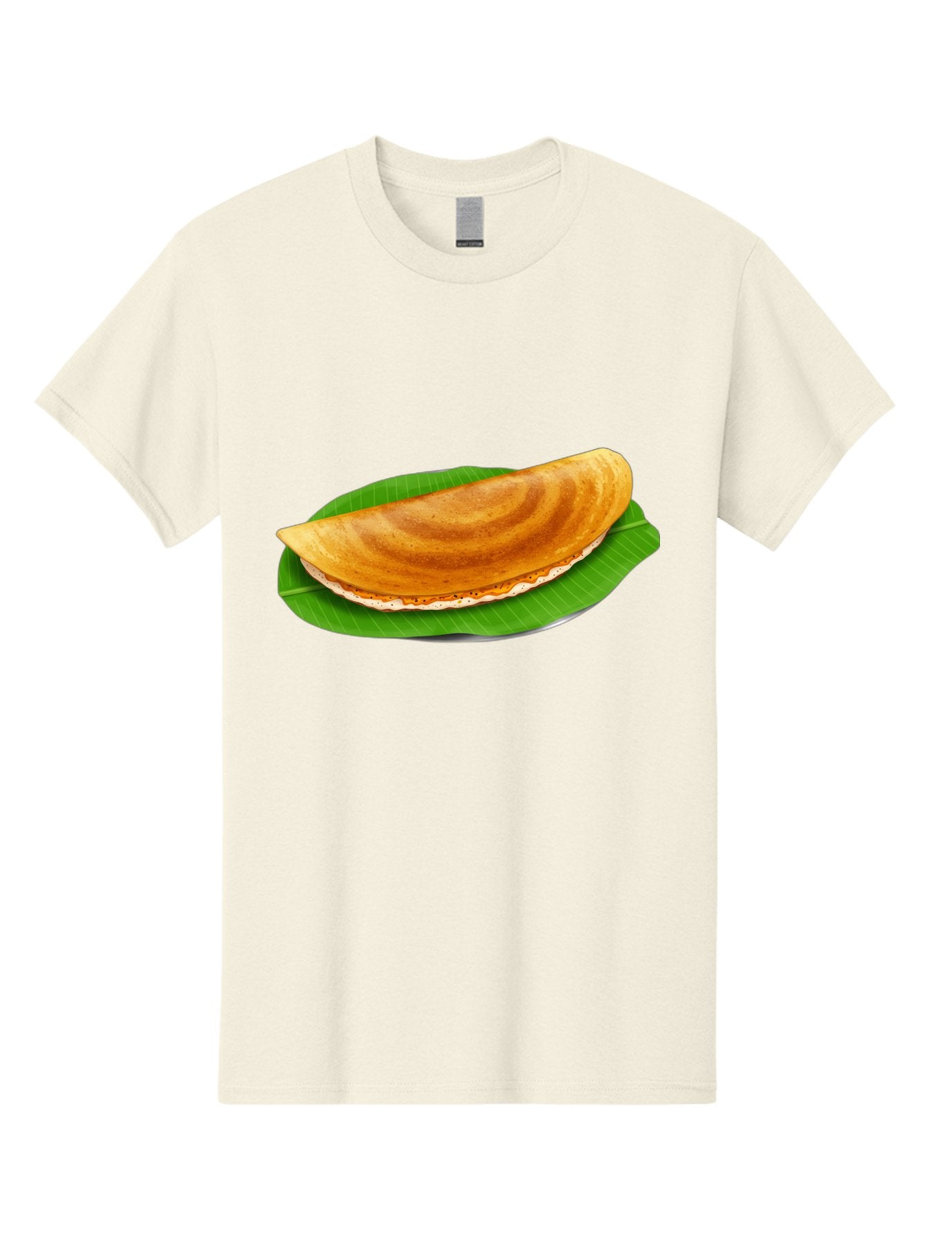 Masoori-Dosa Men'S Graphic Tee, 100% Cotton, Comfortable Casual Summer Wear, Machine Washable, Crispy Dosa, Indian Cuisine, South Indian Food, Traditional Breakfast, Fermented Rice And Lentil Crepe, Masoori Dosa Baa990 8