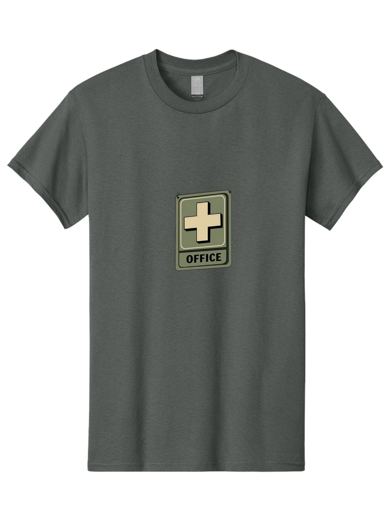 Medical-Office-Sign Men'S Graphic Tee, 100% Cotton, Comfortable Casual Summer Wear, Machine Washable, Medical Cross Symbol, Office Sign, Healthcare Icon, Medical Office, Health Care Sign, Cross Symbol, Medical Center Baa996