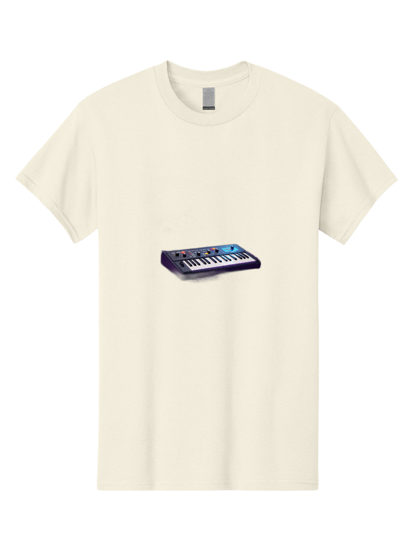Midi-Keyboard-Controller Men'S Graphic Tee, 100% Cotton, Comfortable Casual Summer Wear, Machine Washable, Midi Keyboard, Music Production, Electronic Music, Synthesizer, Sound Design, Music Equipment, Audio Interface, Studio Gear Bab006 25