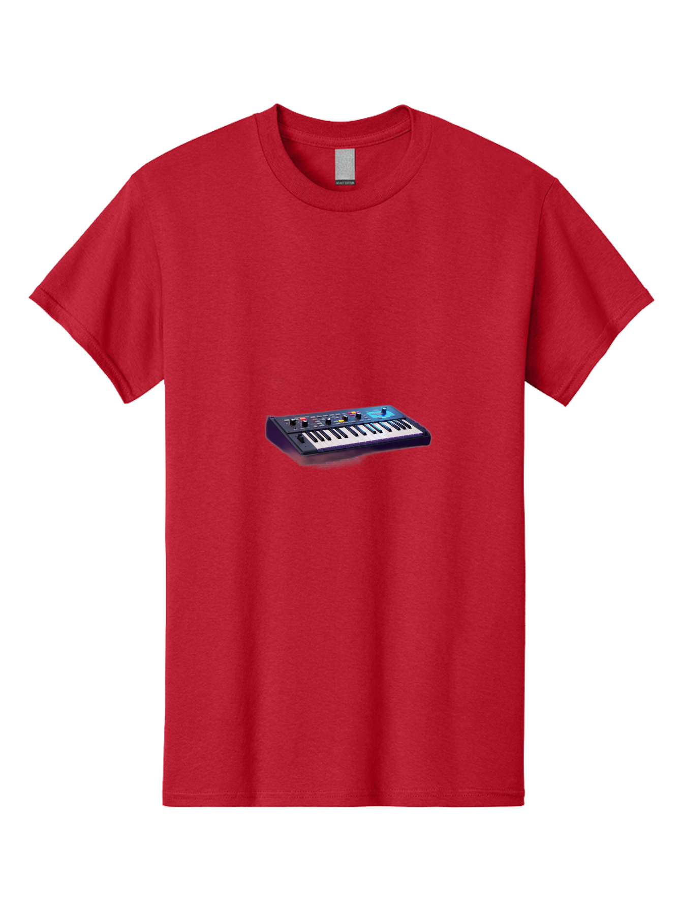 Midi-Keyboard-Controller Men'S Graphic Tee, 100% Cotton, Comfortable Casual Summer Wear, Machine Washable, Midi Keyboard, Music Production, Electronic Music, Synthesizer, Sound Design, Music Equipment, Audio Interface, Studio Gear Bab006