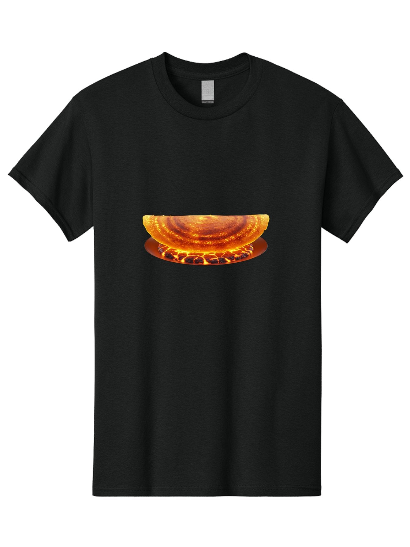 Molten-Lava-Bowl Men'S Graphic Tee, 100% Cotton, Comfortable Casual Summer Wear, Machine Washable, Lava Bowl, Fiery Design, Volcanic Effect, Molten Texture, Burning Flames, Fiery Art, Glowing Embers, Intense Heat, Dramatic Display Bab016 6