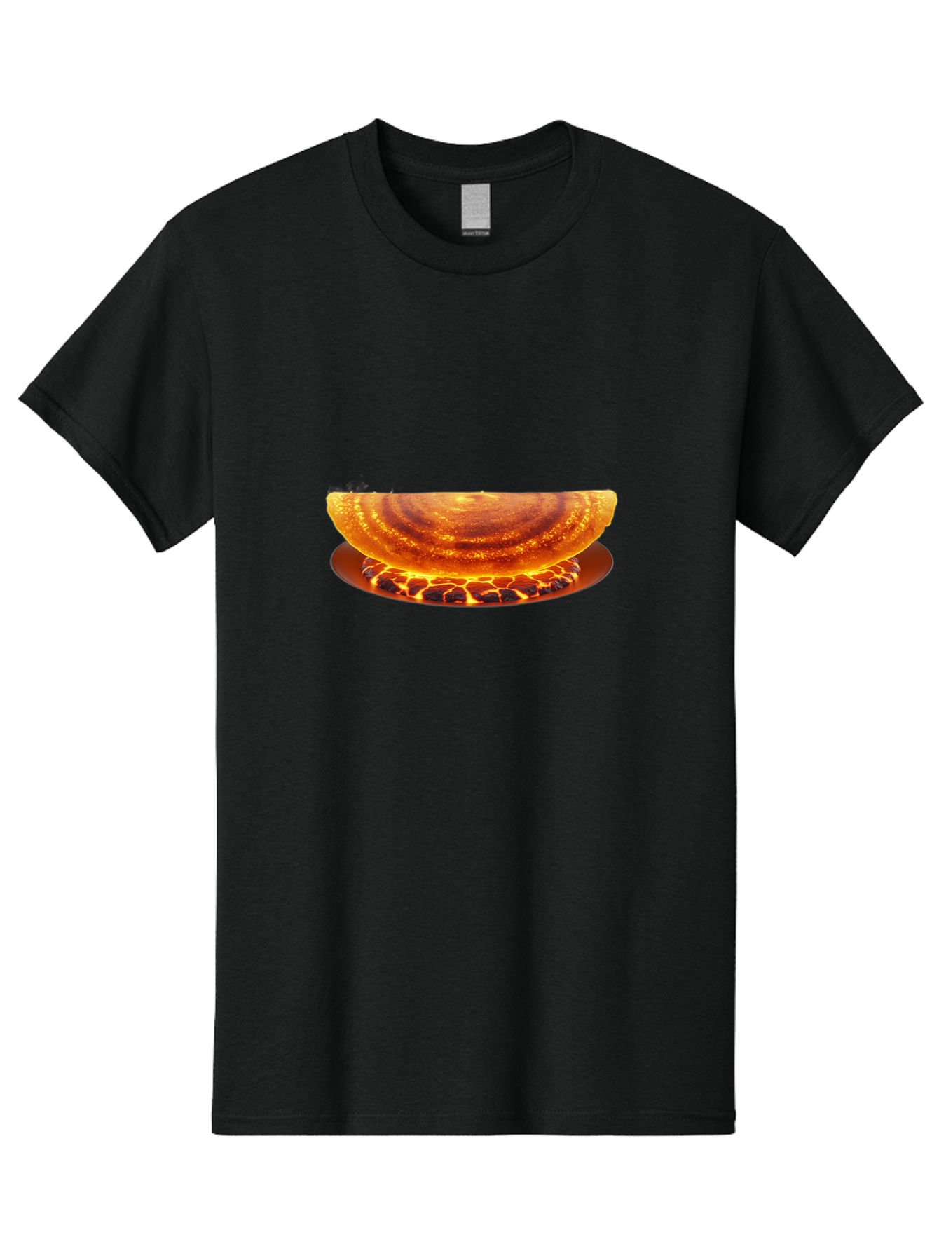 Molten-Lava-Bowl Men'S Graphic Tee, 100% Cotton, Comfortable Casual Summer Wear, Machine Washable, Lava Bowl, Fiery Design, Volcanic Effect, Molten Texture, Burning Flames, Fiery Art, Glowing Embers, Intense Heat, Dramatic Display Bab016 13