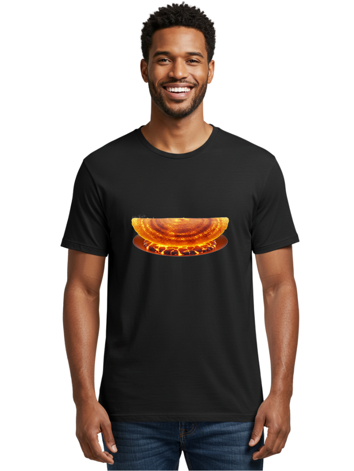 Molten-Lava-Bowl Men'S Graphic Tee, 100% Cotton, Comfortable Casual Summer Wear, Machine Washable, Lava Bowl, Fiery Design, Volcanic Effect, Molten Texture, Burning Flames, Fiery Art, Glowing Embers, Intense Heat, Dramatic Display Bab016 14