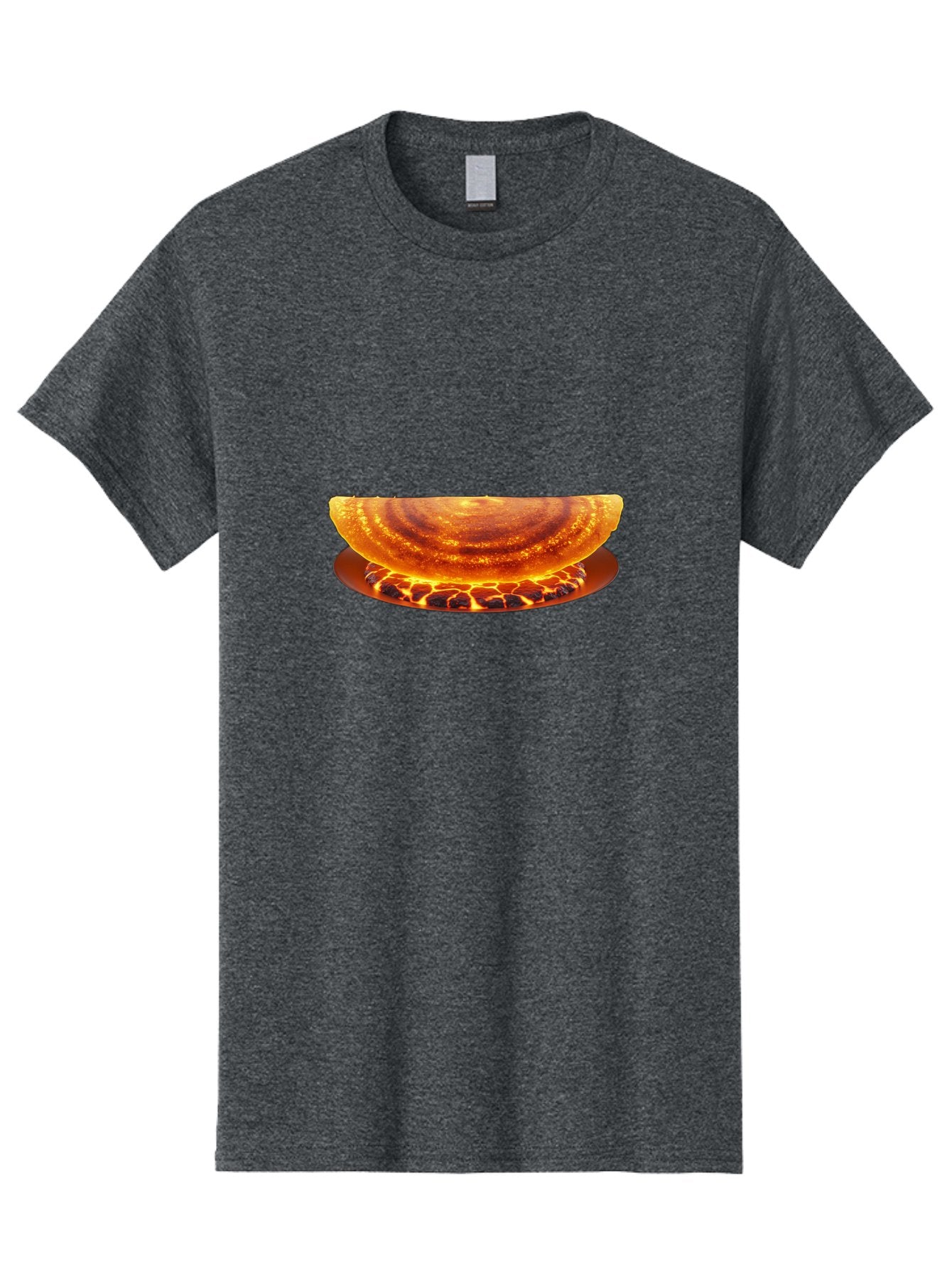 Molten-Lava-Bowl Men'S Graphic Tee, 100% Cotton, Comfortable Casual Summer Wear, Machine Washable, Lava Bowl, Fiery Design, Volcanic Effect, Molten Texture, Burning Flames, Fiery Art, Glowing Embers, Intense Heat, Dramatic Display Bab016 13