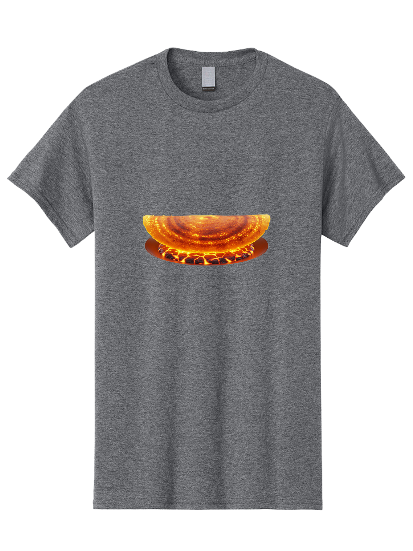 Molten-Lava-Bowl Men'S Graphic Tee, 100% Cotton, Comfortable Casual Summer Wear, Machine Washable, Lava Bowl, Fiery Design, Volcanic Effect, Molten Texture, Burning Flames, Fiery Art, Glowing Embers, Intense Heat, Dramatic Display Bab016 9