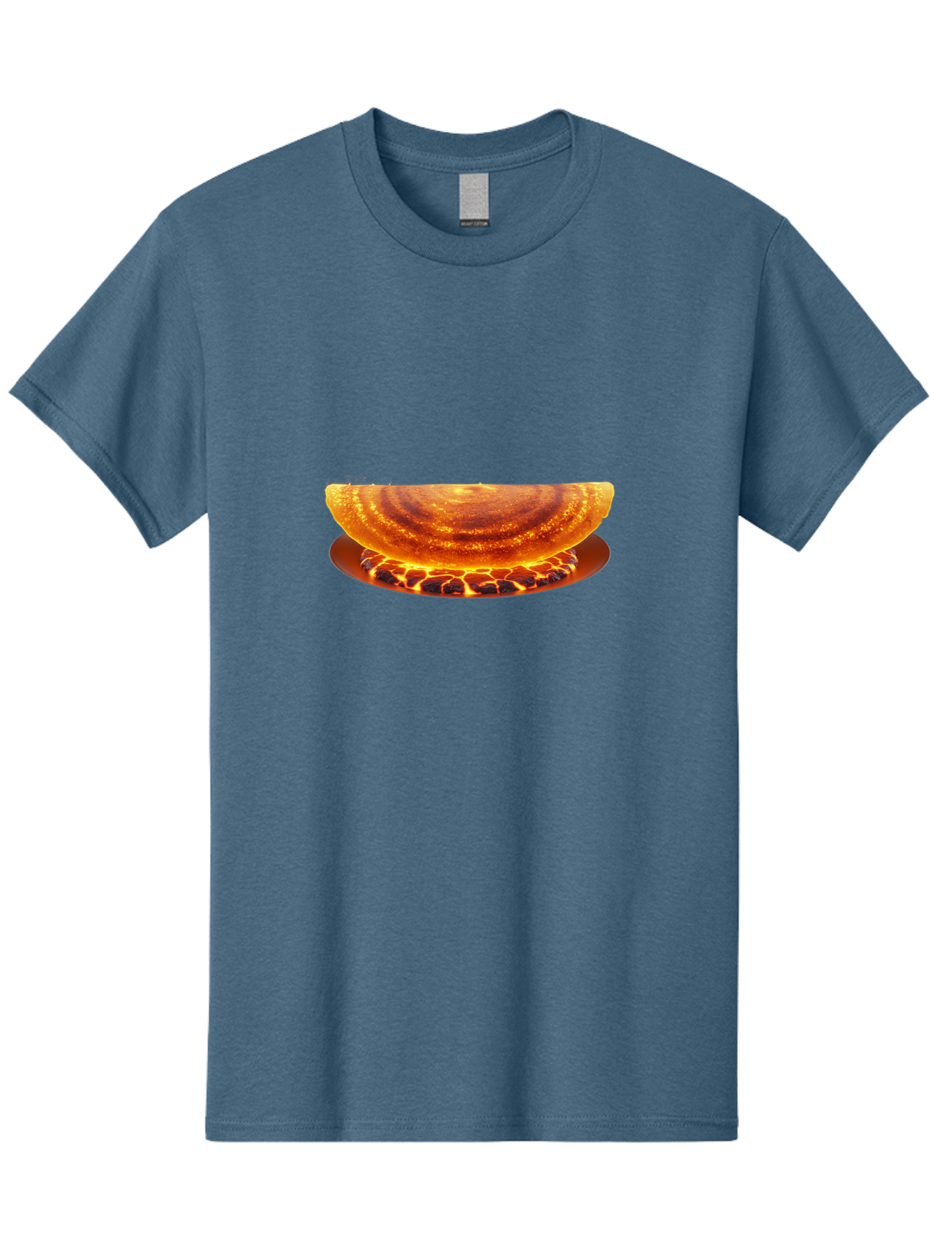 Molten-Lava-Bowl Men'S Graphic Tee, 100% Cotton, Comfortable Casual Summer Wear, Machine Washable, Lava Bowl, Fiery Design, Volcanic Effect, Molten Texture, Burning Flames, Fiery Art, Glowing Embers, Intense Heat, Dramatic Display Bab016 19