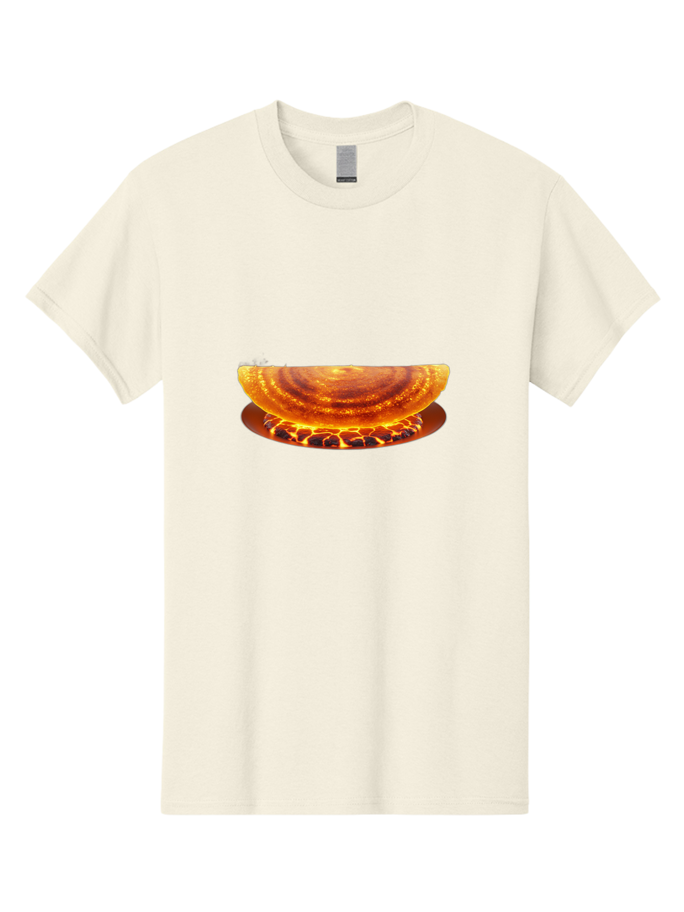 Molten-Lava-Bowl Men'S Graphic Tee, 100% Cotton, Comfortable Casual Summer Wear, Machine Washable, Lava Bowl, Fiery Design, Volcanic Effect, Molten Texture, Burning Flames, Fiery Art, Glowing Embers, Intense Heat, Dramatic Display Bab016 5