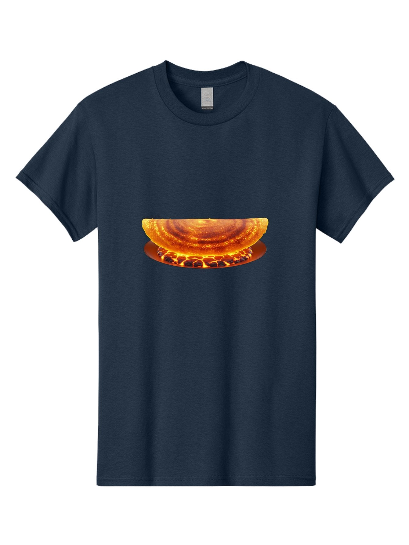 Molten-Lava-Bowl Men'S Graphic Tee, 100% Cotton, Comfortable Casual Summer Wear, Machine Washable, Lava Bowl, Fiery Design, Volcanic Effect, Molten Texture, Burning Flames, Fiery Art, Glowing Embers, Intense Heat, Dramatic Display Bab016 14