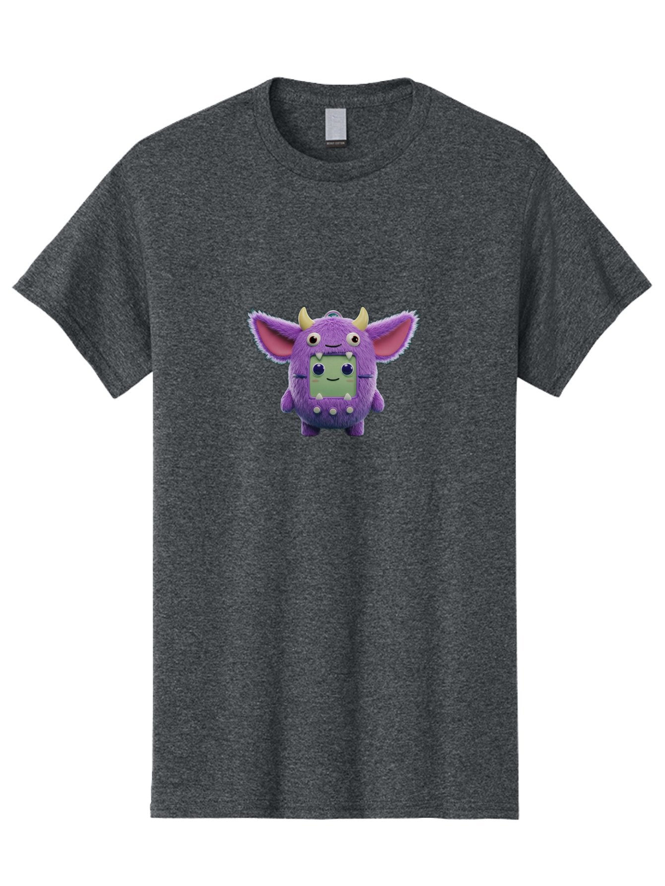 Monster-Toy Men'S Graphic Tee, 100% Cotton, Comfortable Casual Summer Wear, Machine Washable, Purple Monster, Cartoon Character, Digital Pet, Tamagotchi, Children'S Toy, Virtual Creature, 90S Nostalgia, Cute Design, Small Creature, Bab018 7
