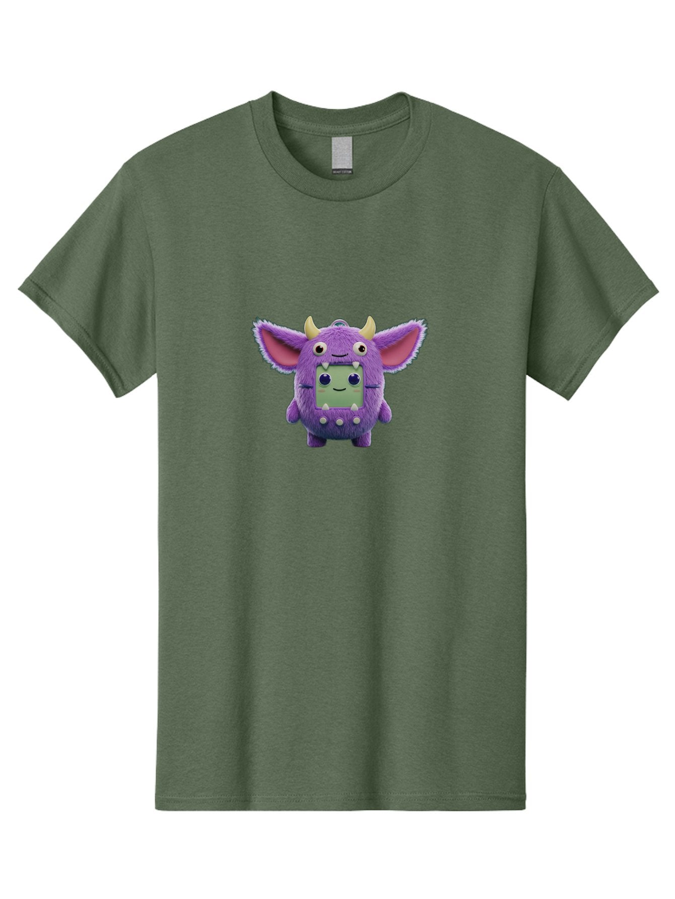 Monster-Toy Men'S Graphic Tee, 100% Cotton, Comfortable Casual Summer Wear, Machine Washable, Purple Monster, Cartoon Character, Digital Pet, Tamagotchi, Children'S Toy, Virtual Creature, 90S Nostalgia, Cute Design, Small Creature, Bab018 15