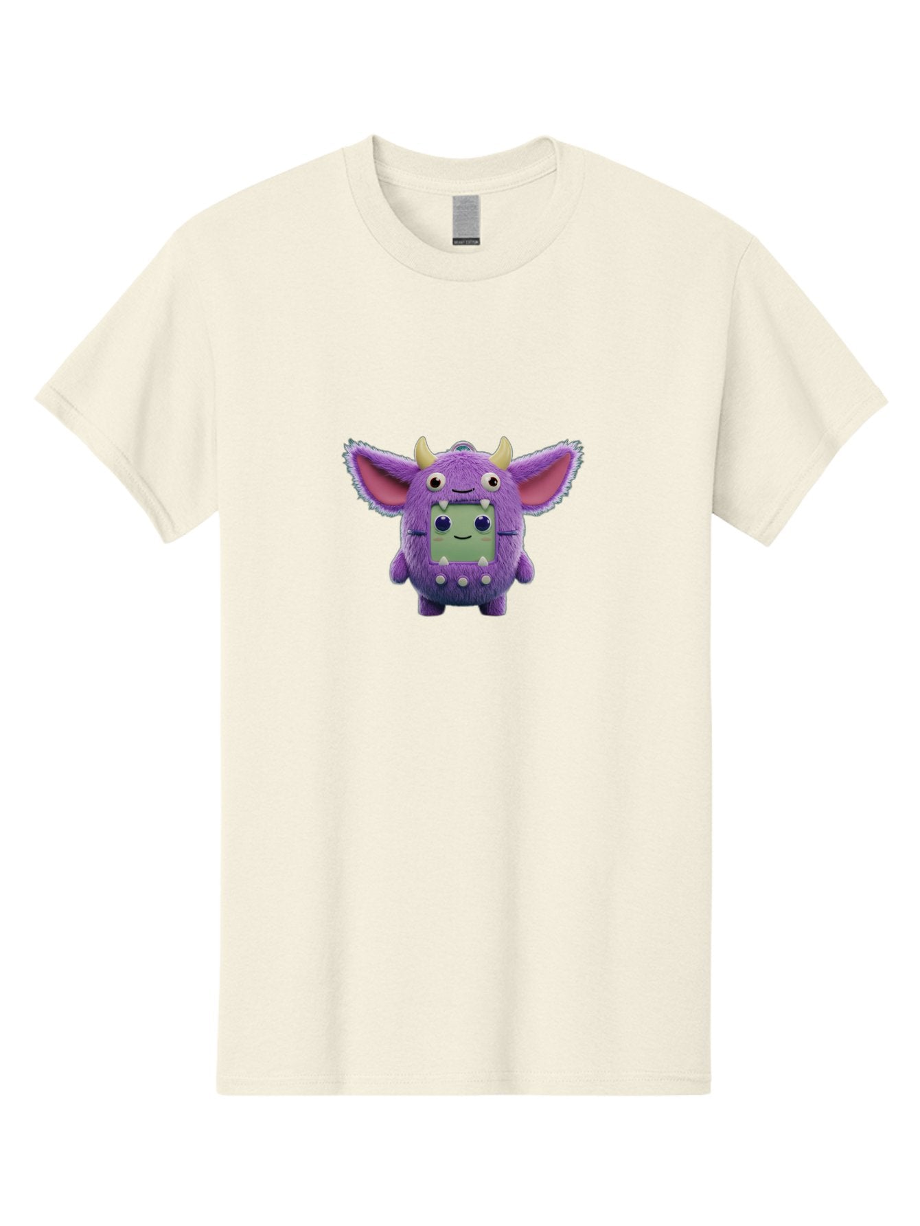 Monster-Toy Men'S Graphic Tee, 100% Cotton, Comfortable Casual Summer Wear, Machine Washable, Purple Monster, Cartoon Character, Digital Pet, Tamagotchi, Children'S Toy, Virtual Creature, 90S Nostalgia, Cute Design, Small Creature, Bab018 4