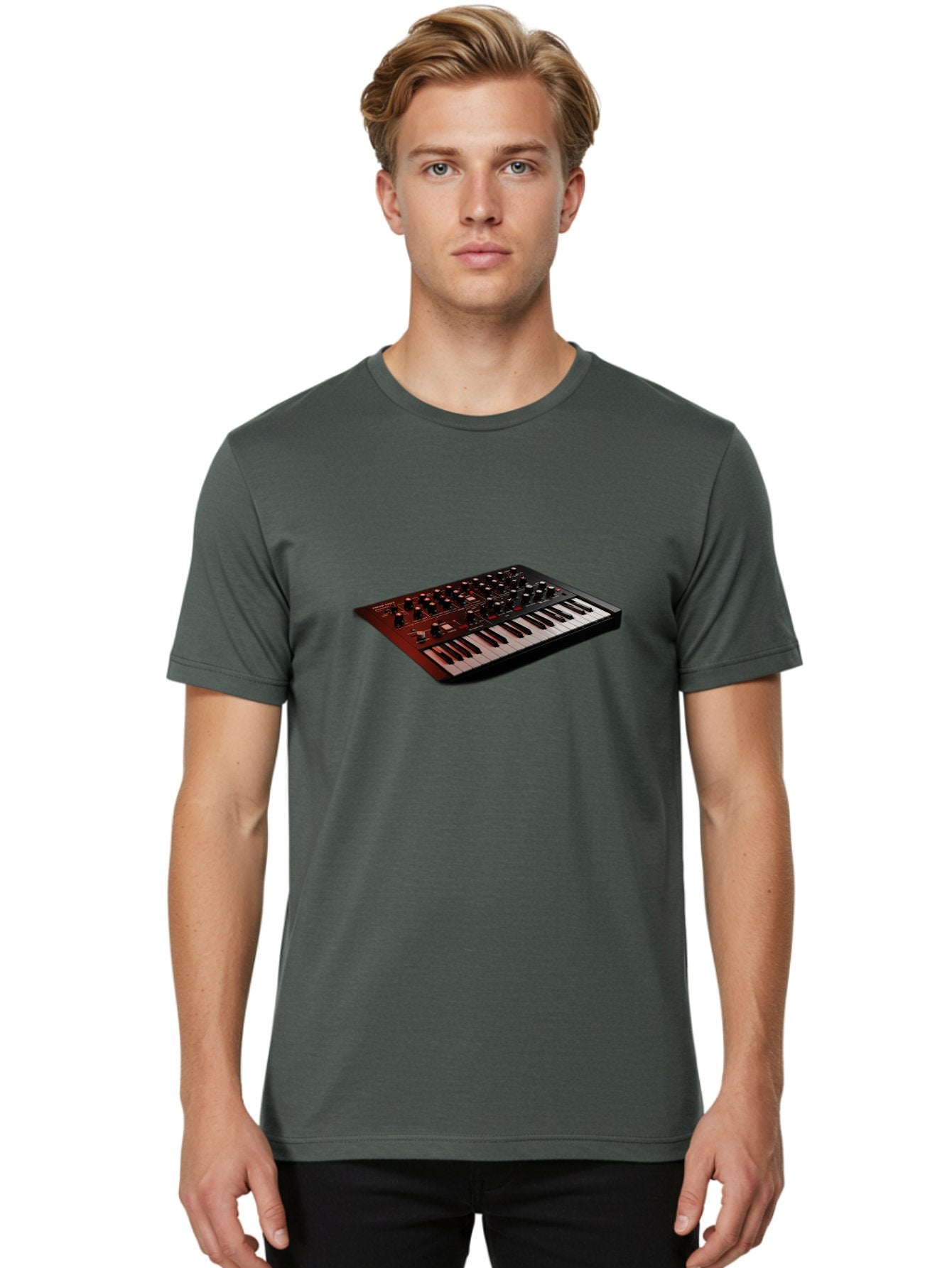 Moog-Subsequent-37 Men'S Graphic Tee, 100% Cotton, Comfortable Casual Summer Wear, Machine Washable, Moog Synthesizer, Musical Instrument, Electronic Music Equipment, Sound Production, Music Technology, Studio Gear, Analog Synthesizer, Bab020 28
