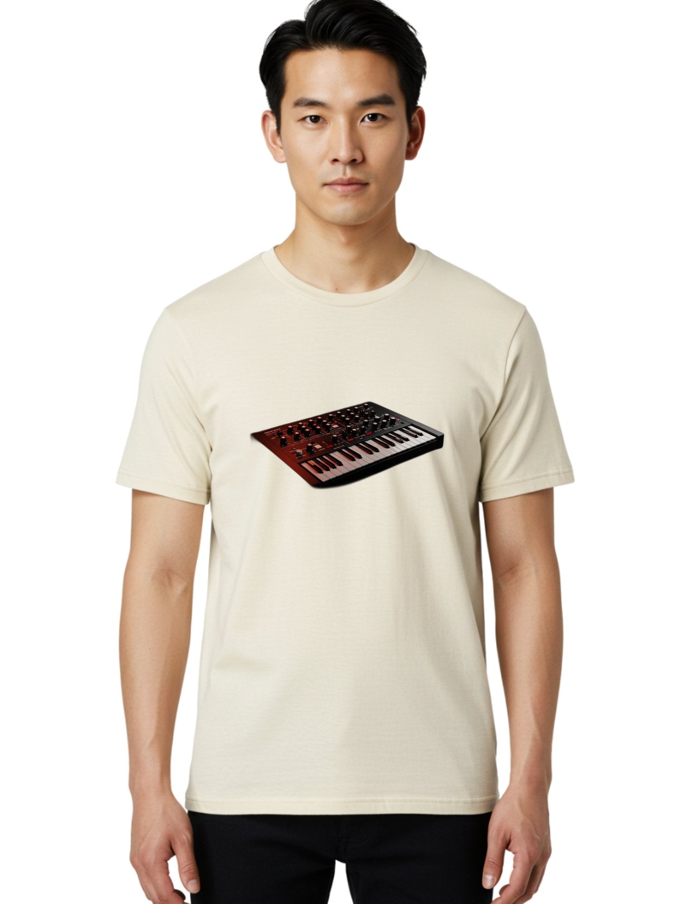Moog-Subsequent-37 Men'S Graphic Tee, 100% Cotton, Comfortable Casual Summer Wear, Machine Washable, Moog Synthesizer, Musical Instrument, Electronic Music Equipment, Sound Production, Music Technology, Studio Gear, Analog Synthesizer, Bab020 21