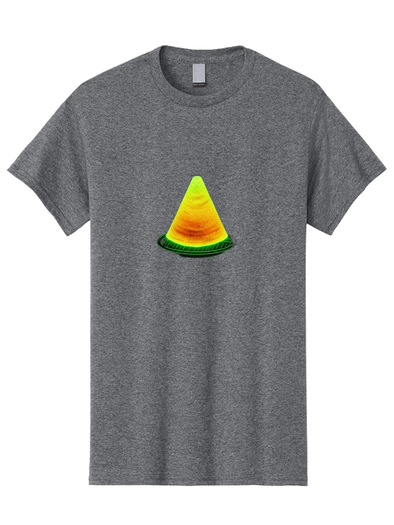 Neon-Dosa Men'S Graphic Tee, 100% Cotton, Comfortable Casual Summer Wear, Machine Washable, Stack Of Pancakes, Cheesecake, Yellow Dessert, Food Art, Culinary Creativity, Sweet Treat, Layered Dessert, Digital Illustration, Artistic Food, Bab028 6