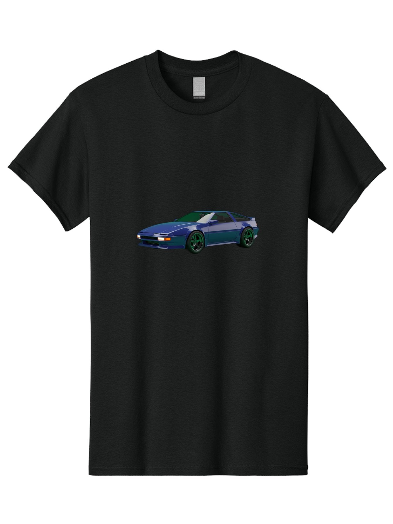 Nissan-240Sx-Coupe Men'S Graphic Tee, 100% Cotton, Comfortable Casual Summer Wear, Machine Washable, Blue Sports Car, Nissan 240Sx, Sleek Design, Sports Coupe, High-Performance Vehicle, Automotive Art, Digital Illustration, Futuristic Styling, Bab034 11