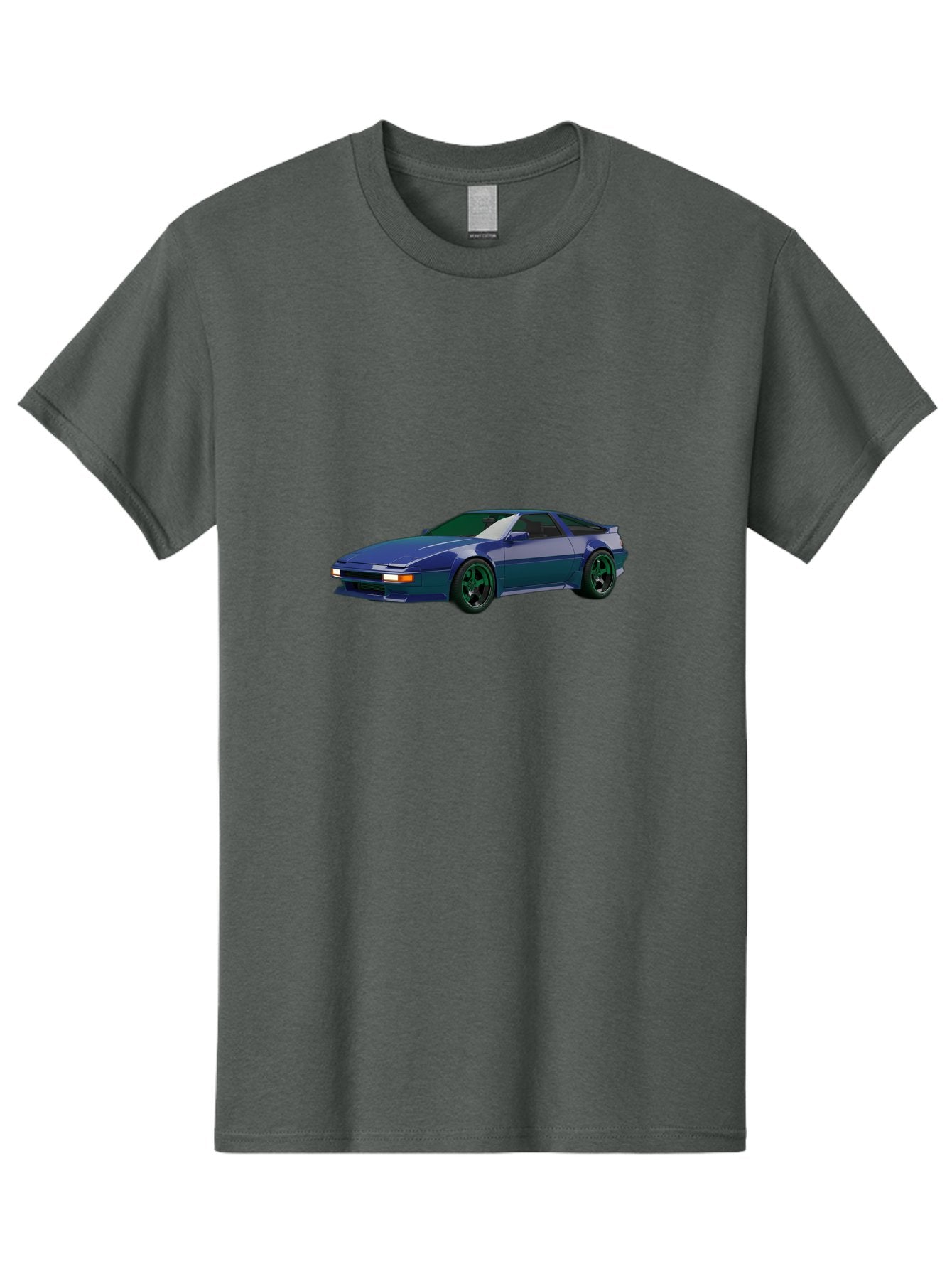 Nissan-240Sx-Coupe Men'S Graphic Tee, 100% Cotton, Comfortable Casual Summer Wear, Machine Washable, Blue Sports Car, Nissan 240Sx, Sleek Design, Sports Coupe, High-Performance Vehicle, Automotive Art, Digital Illustration, Futuristic Styling, Bab034