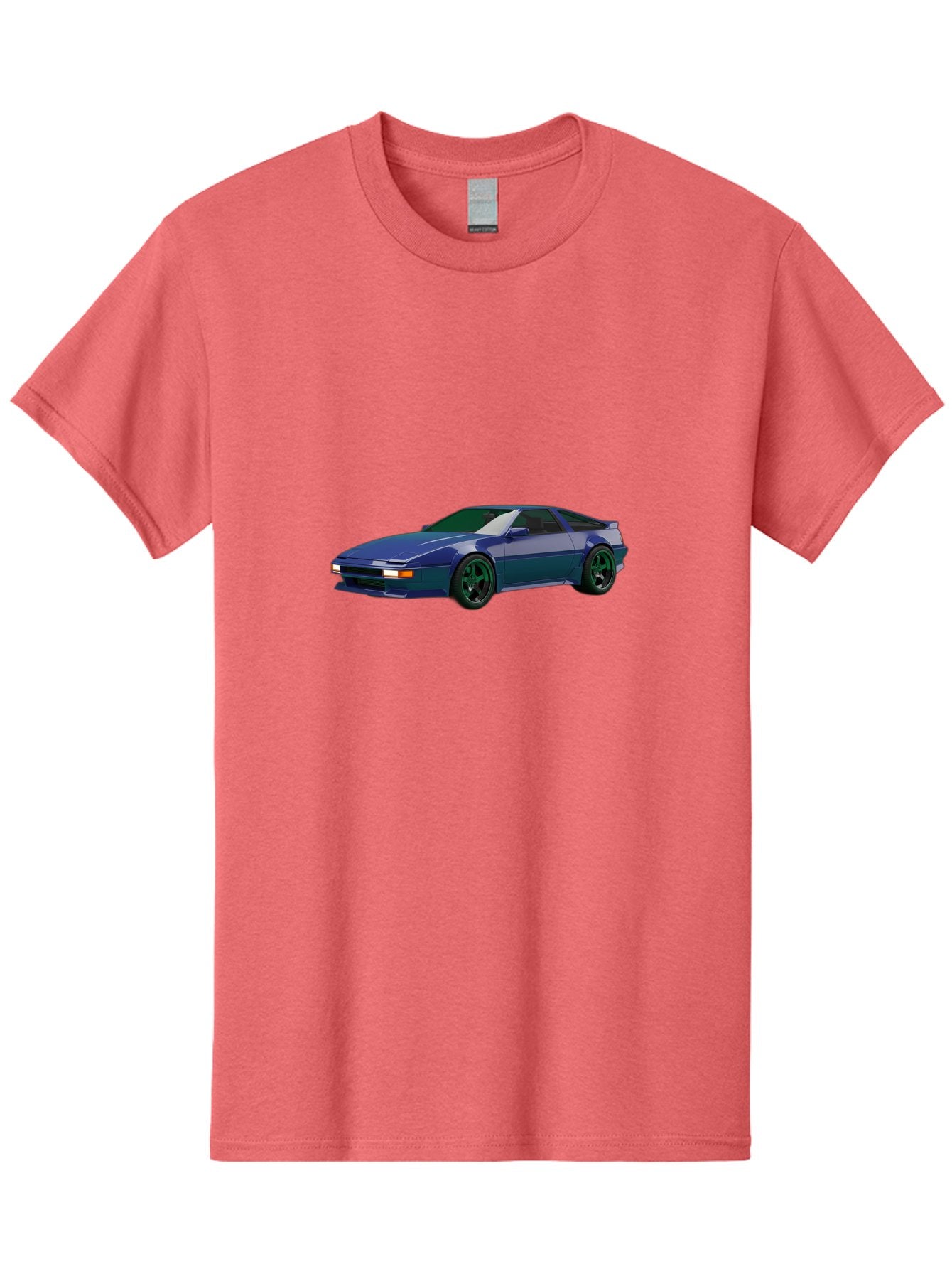 Nissan-240Sx-Coupe Men'S Graphic Tee, 100% Cotton, Comfortable Casual Summer Wear, Machine Washable, Blue Sports Car, Nissan 240Sx, Sleek Design, Sports Coupe, High-Performance Vehicle, Automotive Art, Digital Illustration, Futuristic Styling, Bab034 10