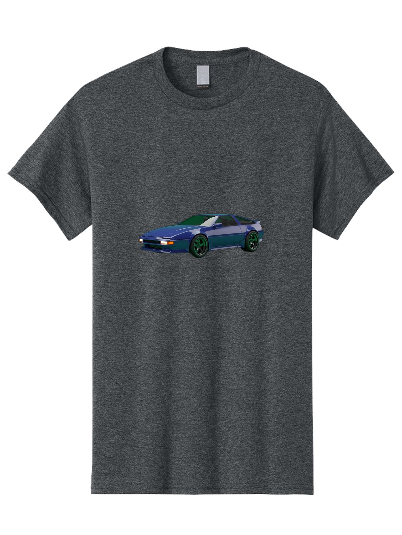 Nissan-240Sx-Coupe Men'S Graphic Tee, 100% Cotton, Comfortable Casual Summer Wear, Machine Washable, Blue Sports Car, Nissan 240Sx, Sleek Design, Sports Coupe, High-Performance Vehicle, Automotive Art, Digital Illustration, Futuristic Styling, Bab034 9