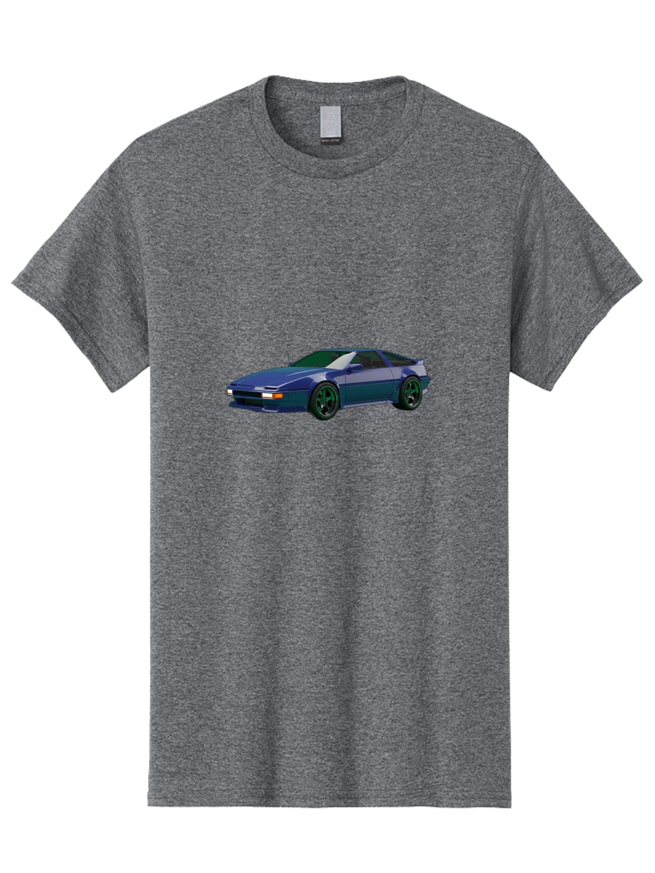 Nissan-240Sx-Coupe Men'S Graphic Tee, 100% Cotton, Comfortable Casual Summer Wear, Machine Washable, Blue Sports Car, Nissan 240Sx, Sleek Design, Sports Coupe, High-Performance Vehicle, Automotive Art, Digital Illustration, Futuristic Styling, Bab034 15