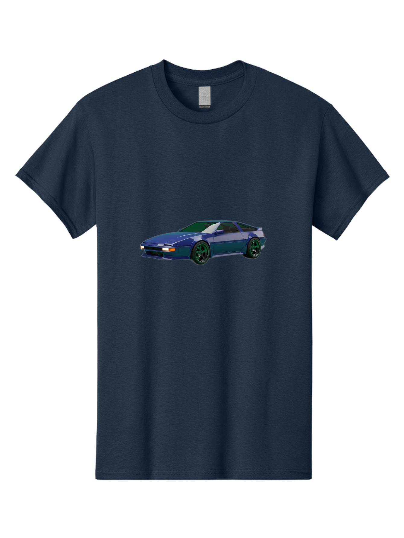 Nissan-240Sx-Coupe Men'S Graphic Tee, 100% Cotton, Comfortable Casual Summer Wear, Machine Washable, Blue Sports Car, Nissan 240Sx, Sleek Design, Sports Coupe, High-Performance Vehicle, Automotive Art, Digital Illustration, Futuristic Styling, Bab034 23
