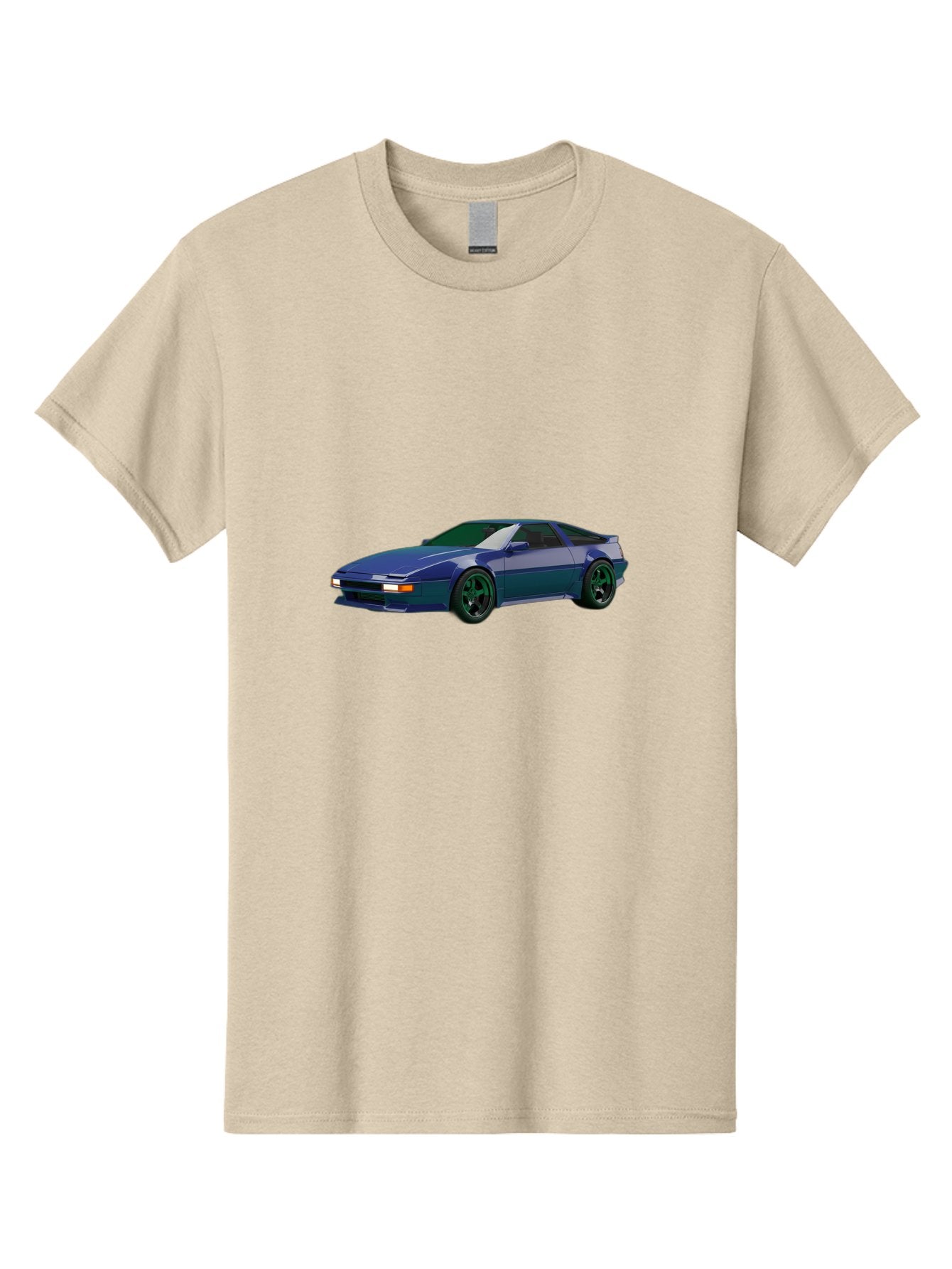 Nissan-240Sx-Coupe Men'S Graphic Tee, 100% Cotton, Comfortable Casual Summer Wear, Machine Washable, Blue Sports Car, Nissan 240Sx, Sleek Design, Sports Coupe, High-Performance Vehicle, Automotive Art, Digital Illustration, Futuristic Styling, Bab034 12