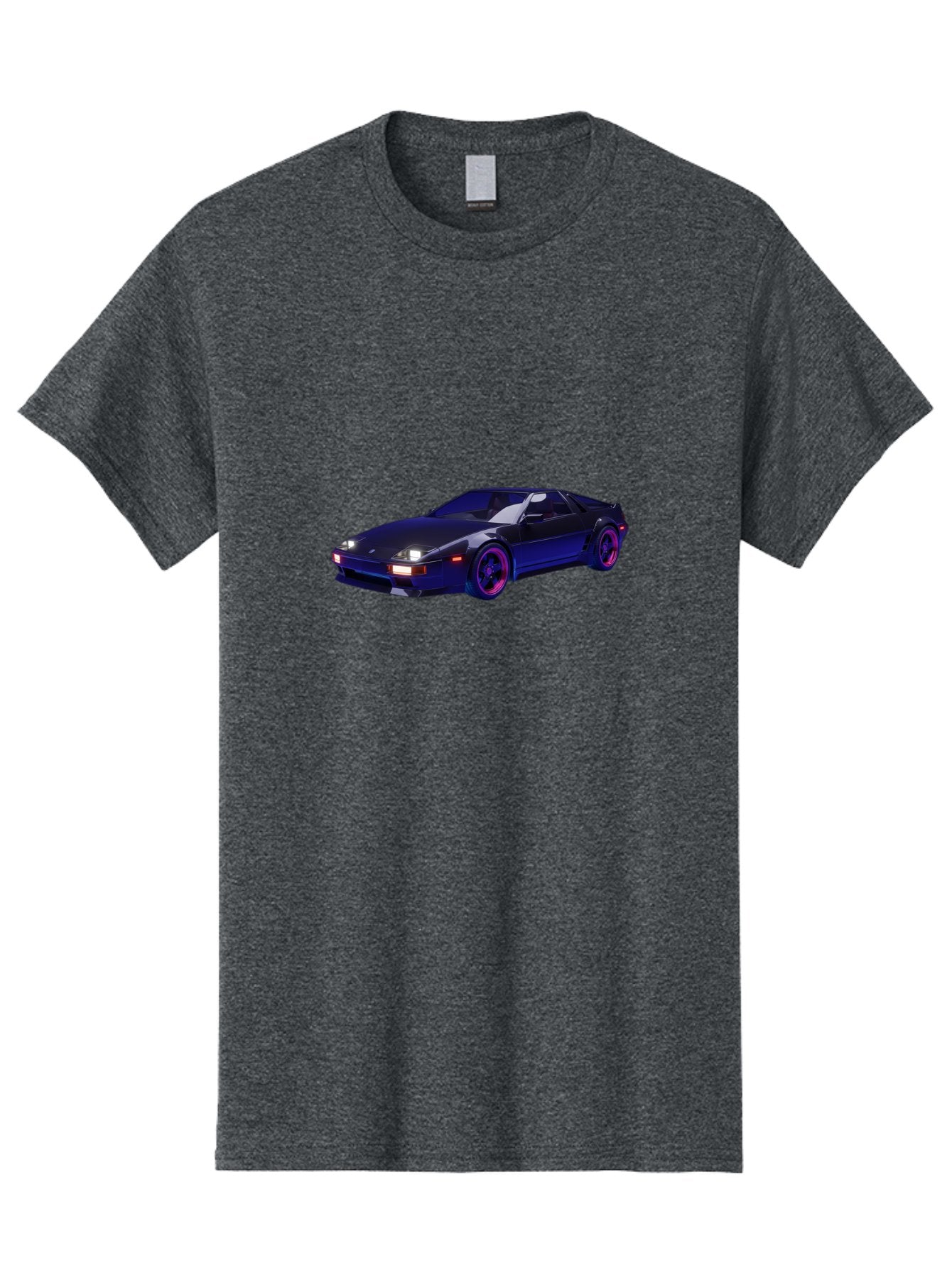 Nissan-240Sx Men'S Graphic Tee, 100% Cotton, Comfortable Casual Summer Wear, Machine Washable, Nissan 240Sx, Sports Car, Sleek Design, High-Performance Vehicle, Neon Lights, Futuristic Style, Purple Accents, Dynamic Graphics Bab035 12