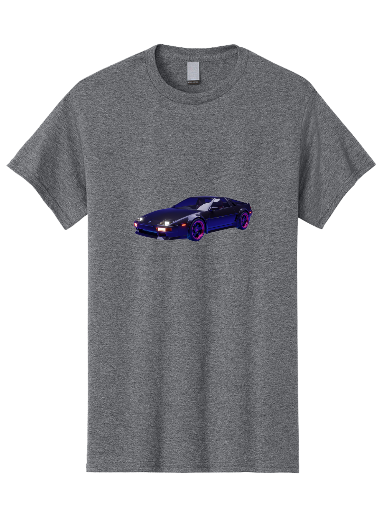 Nissan-240Sx Men'S Graphic Tee, 100% Cotton, Comfortable Casual Summer Wear, Machine Washable, Nissan 240Sx, Sports Car, Sleek Design, High-Performance Vehicle, Neon Lights, Futuristic Style, Purple Accents, Dynamic Graphics Bab035 13