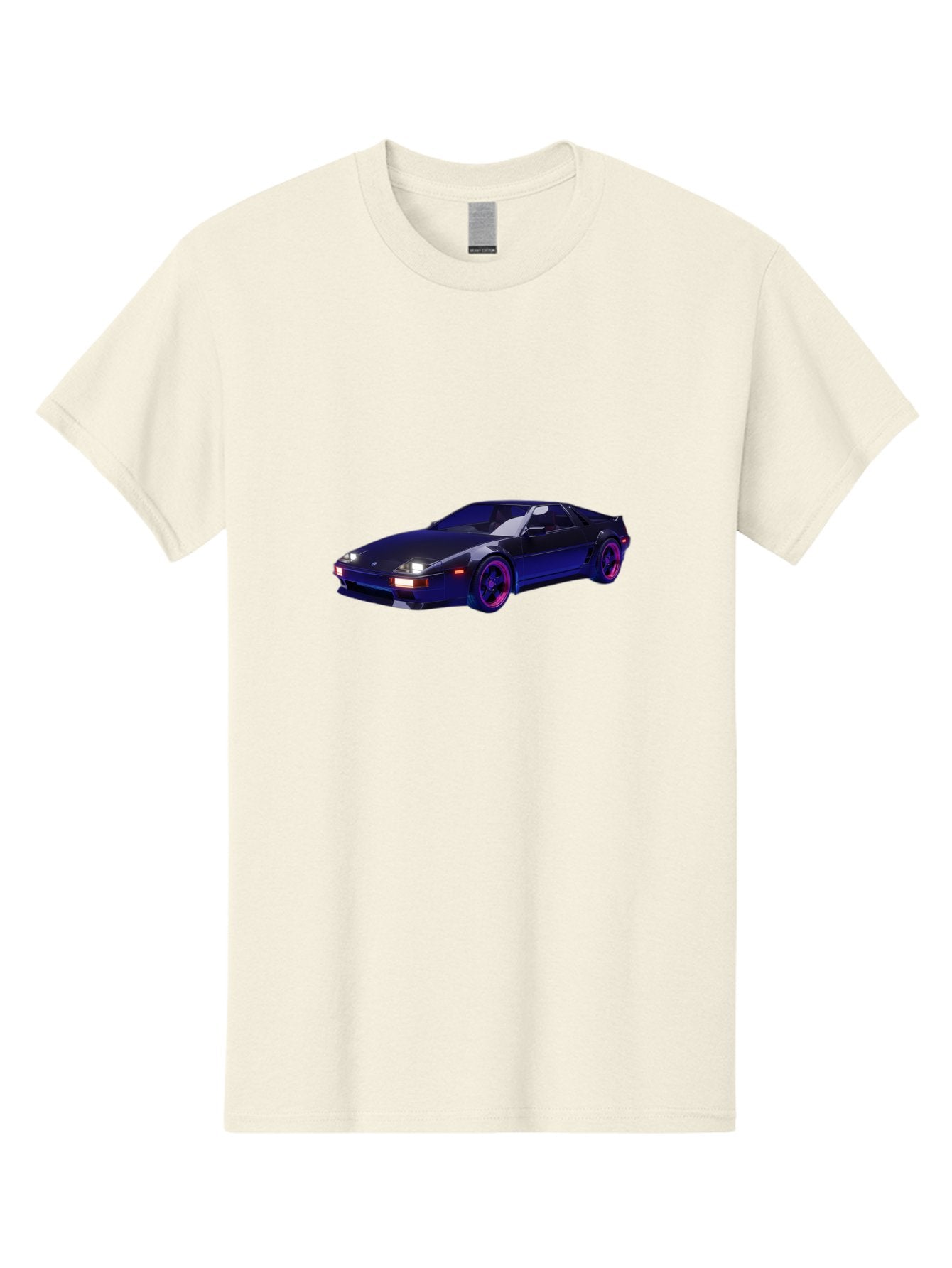 Nissan-240Sx Men'S Graphic Tee, 100% Cotton, Comfortable Casual Summer Wear, Machine Washable, Nissan 240Sx, Sports Car, Sleek Design, High-Performance Vehicle, Neon Lights, Futuristic Style, Purple Accents, Dynamic Graphics Bab035 14