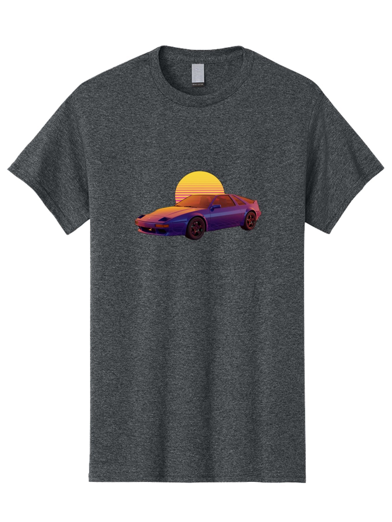 Nissan-300Zx-2 Men'S Graphic Tee, 100% Cotton, Comfortable Casual Summer Wear, Machine Washable, Nissan 300Zx Sports Car, Retro Futuristic Design, Vaporwave Aesthetic, Neon Colors, Synthwave Art, 80S Nostalgia, Retro Gaming, Bab039 3