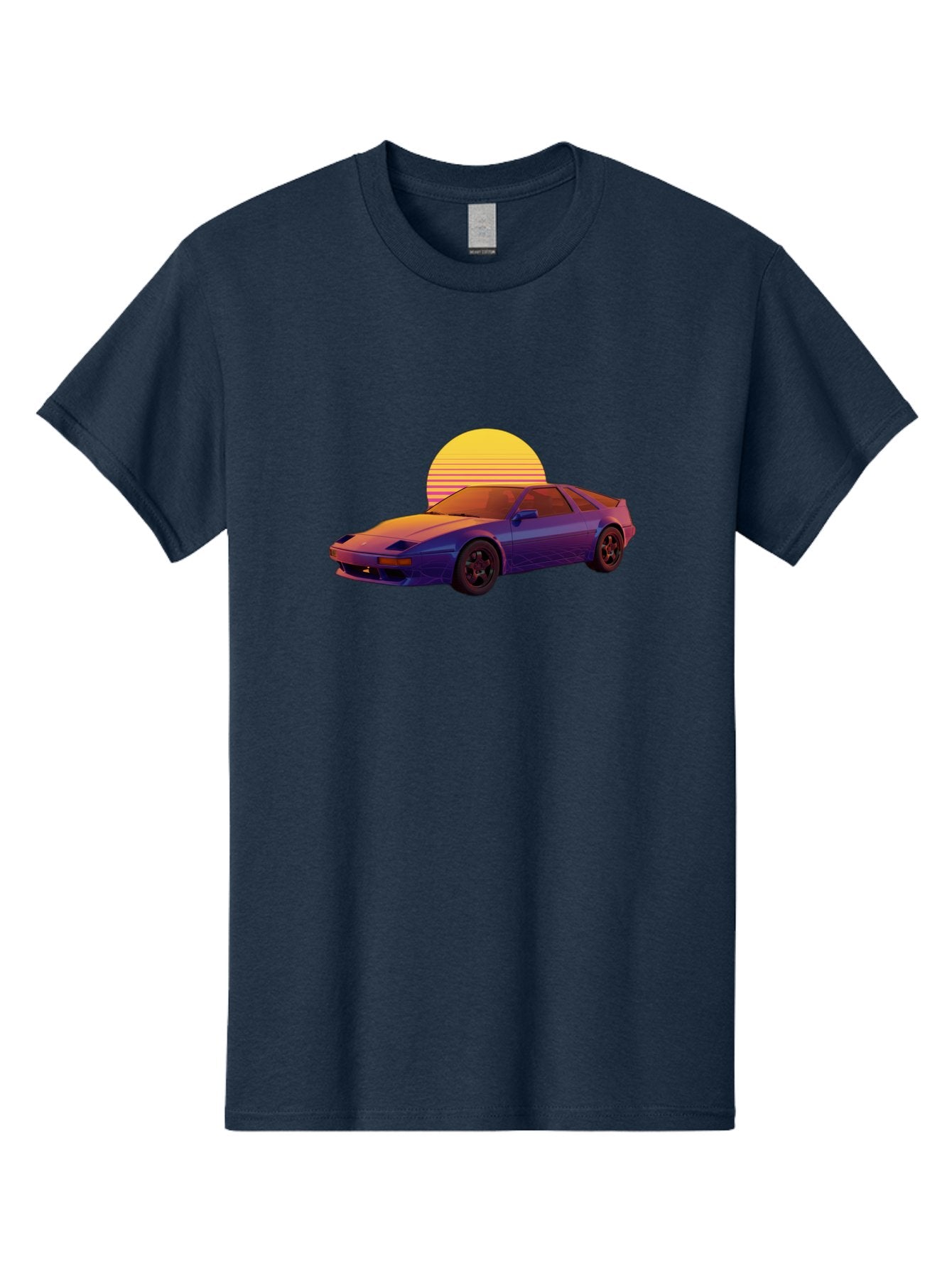 Nissan-300Zx-2 Men'S Graphic Tee, 100% Cotton, Comfortable Casual Summer Wear, Machine Washable, Nissan 300Zx Sports Car, Retro Futuristic Design, Vaporwave Aesthetic, Neon Colors, Synthwave Art, 80S Nostalgia, Retro Gaming, Bab039 10
