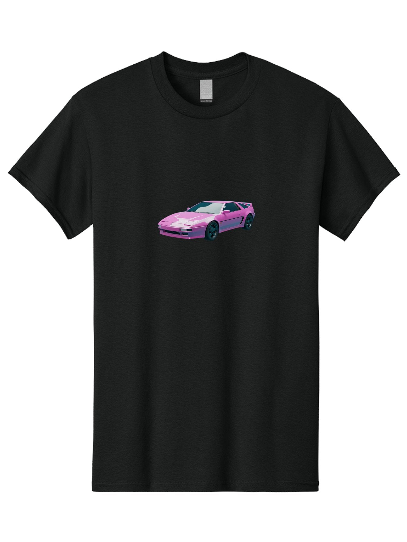 Nissan-300Zx-3 Men'S Graphic Tee, 100% Cotton, Comfortable Casual Summer Wear, Machine Washable, Pink Sports Car, Sleek Design, Futuristic Look, Vibrant Pink Color, Black Wheels, Sports Mode, Luxury Vehicle, High-Performance Car, Stylish Ride Bab040 13