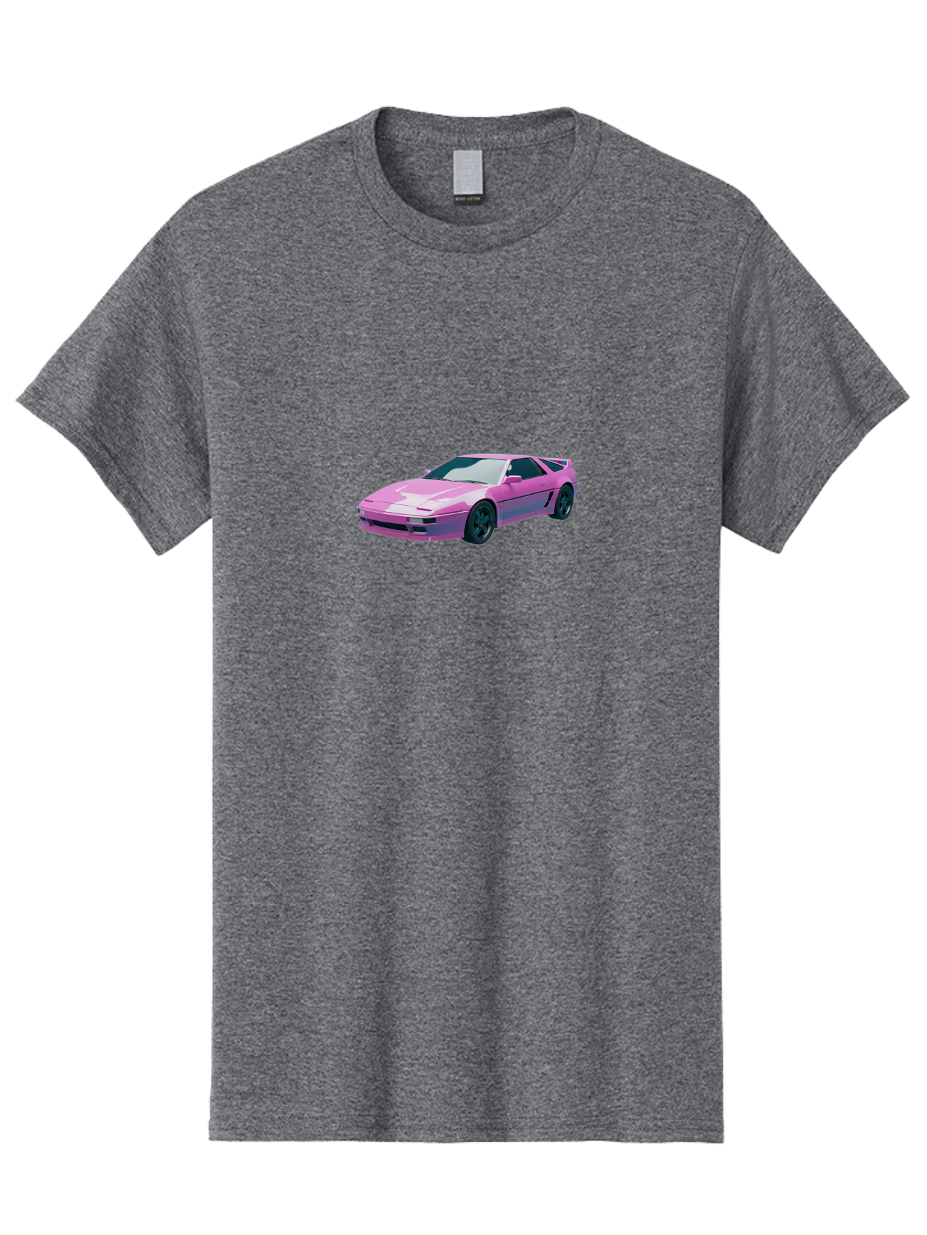 Nissan-300Zx-3 Men'S Graphic Tee, 100% Cotton, Comfortable Casual Summer Wear, Machine Washable, Pink Sports Car, Sleek Design, Futuristic Look, Vibrant Pink Color, Black Wheels, Sports Mode, Luxury Vehicle, High-Performance Car, Stylish Ride Bab040 23