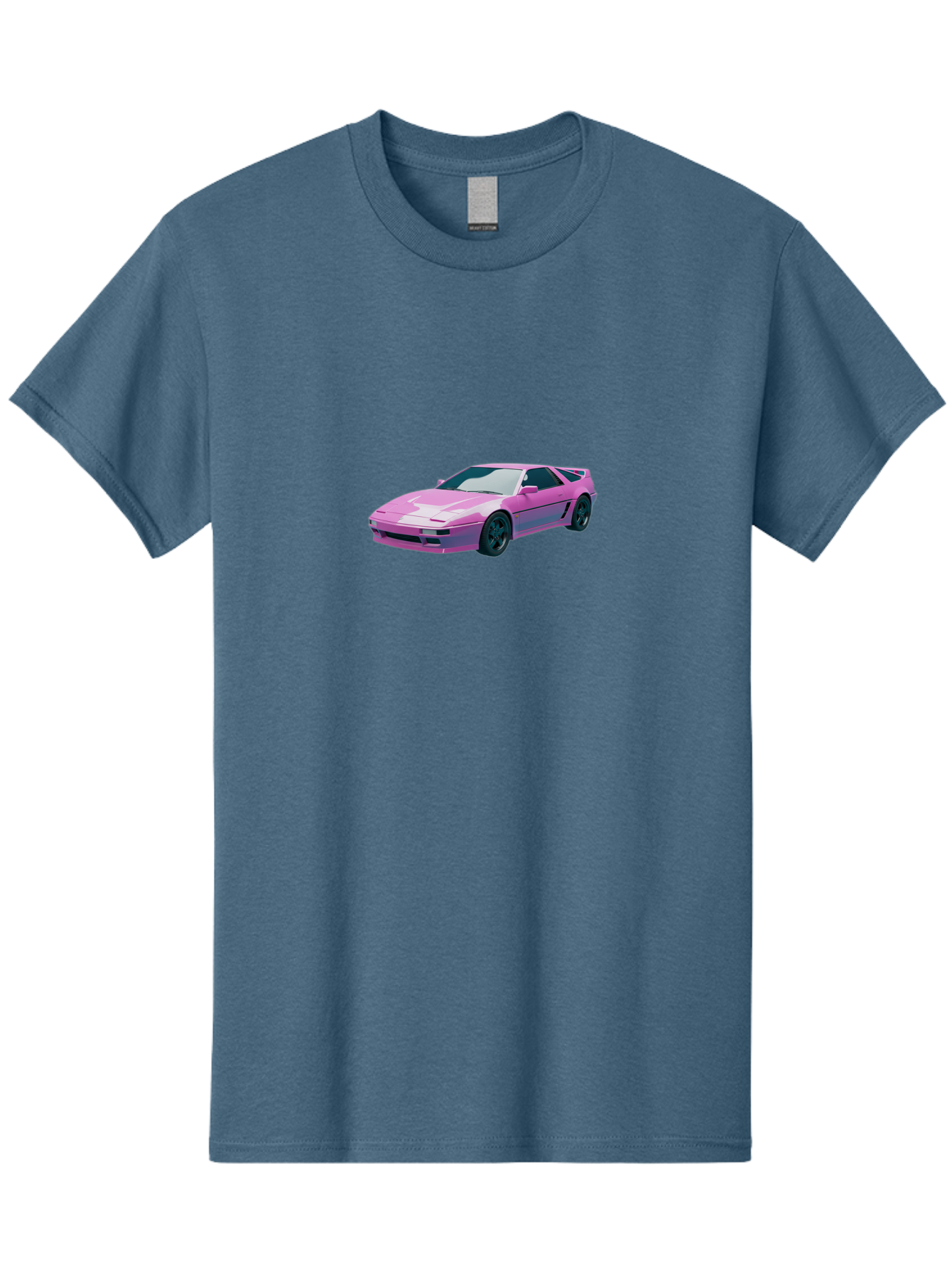 Nissan-300Zx-3 Men'S Graphic Tee, 100% Cotton, Comfortable Casual Summer Wear, Machine Washable, Pink Sports Car, Sleek Design, Futuristic Look, Vibrant Pink Color, Black Wheels, Sports Mode, Luxury Vehicle, High-Performance Car, Stylish Ride Bab040 11