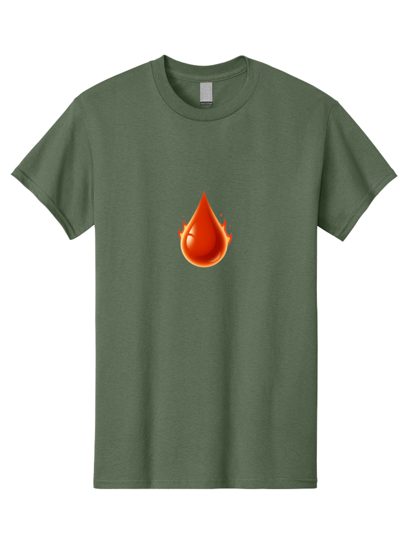 Oil-Drop Men'S Graphic Tee, 100% Cotton, Comfortable Casual Summer Wear, Machine Washable, Oil Drop, Red Oil Droplet, Glossy Texture, Flame Effect, Vibrant Colors, Energy Symbol, Abstract Design, 3D Rendering Bab050 11