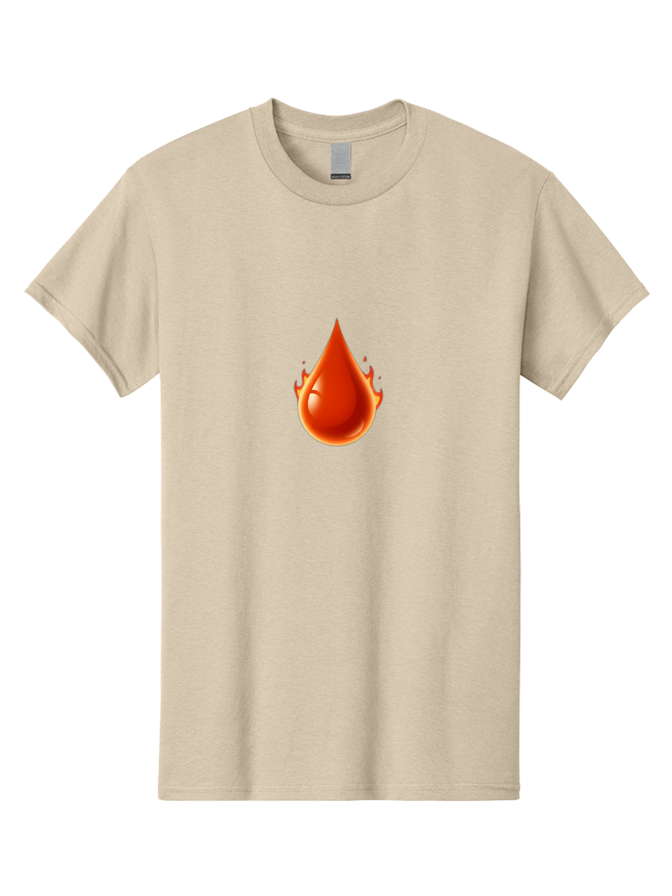 Oil-Drop Men'S Graphic Tee, 100% Cotton, Comfortable Casual Summer Wear, Machine Washable, Oil Drop, Red Oil Droplet, Glossy Texture, Flame Effect, Vibrant Colors, Energy Symbol, Abstract Design, 3D Rendering Bab050 23