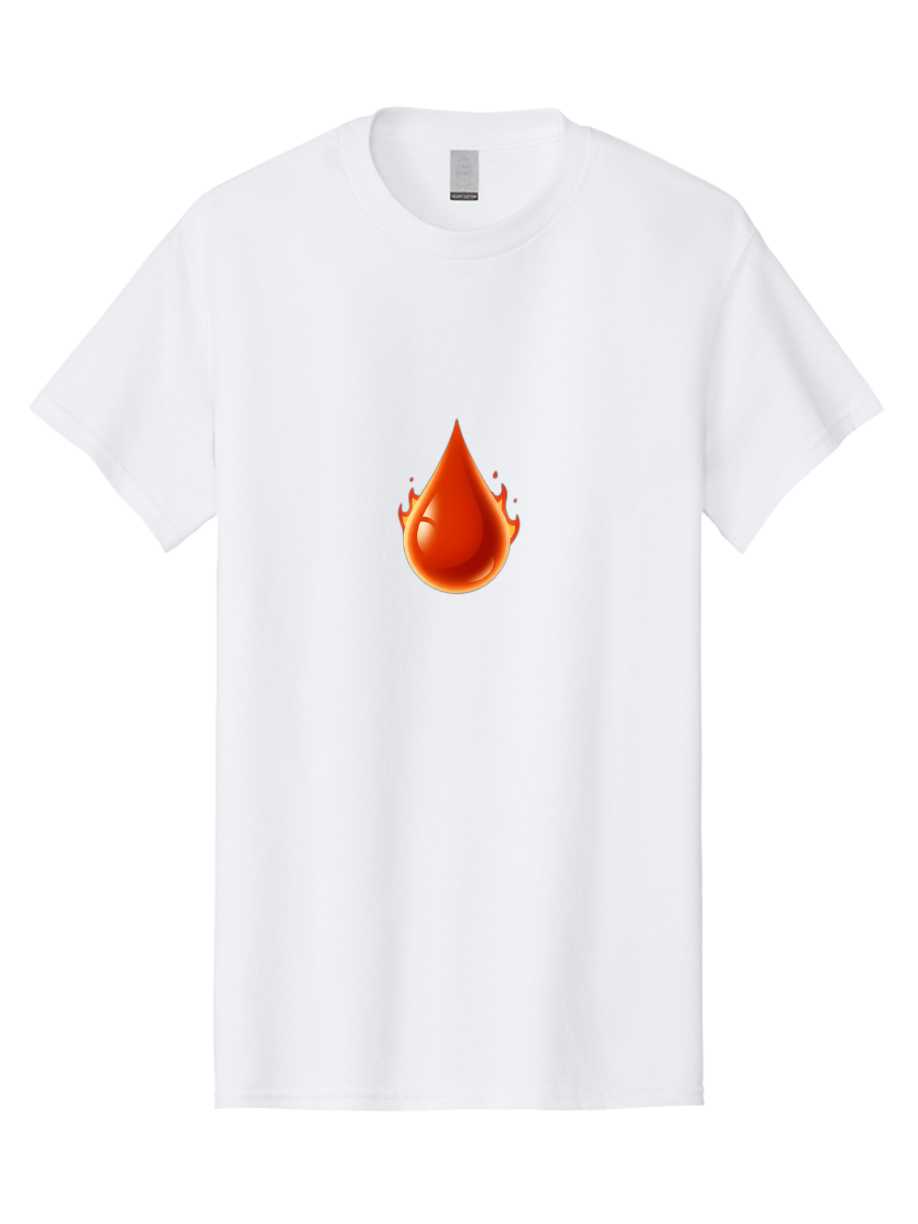 Oil-Drop Men'S Graphic Tee, 100% Cotton, Comfortable Casual Summer Wear, Machine Washable, Oil Drop, Red Oil Droplet, Glossy Texture, Flame Effect, Vibrant Colors, Energy Symbol, Abstract Design, 3D Rendering Bab050 13
