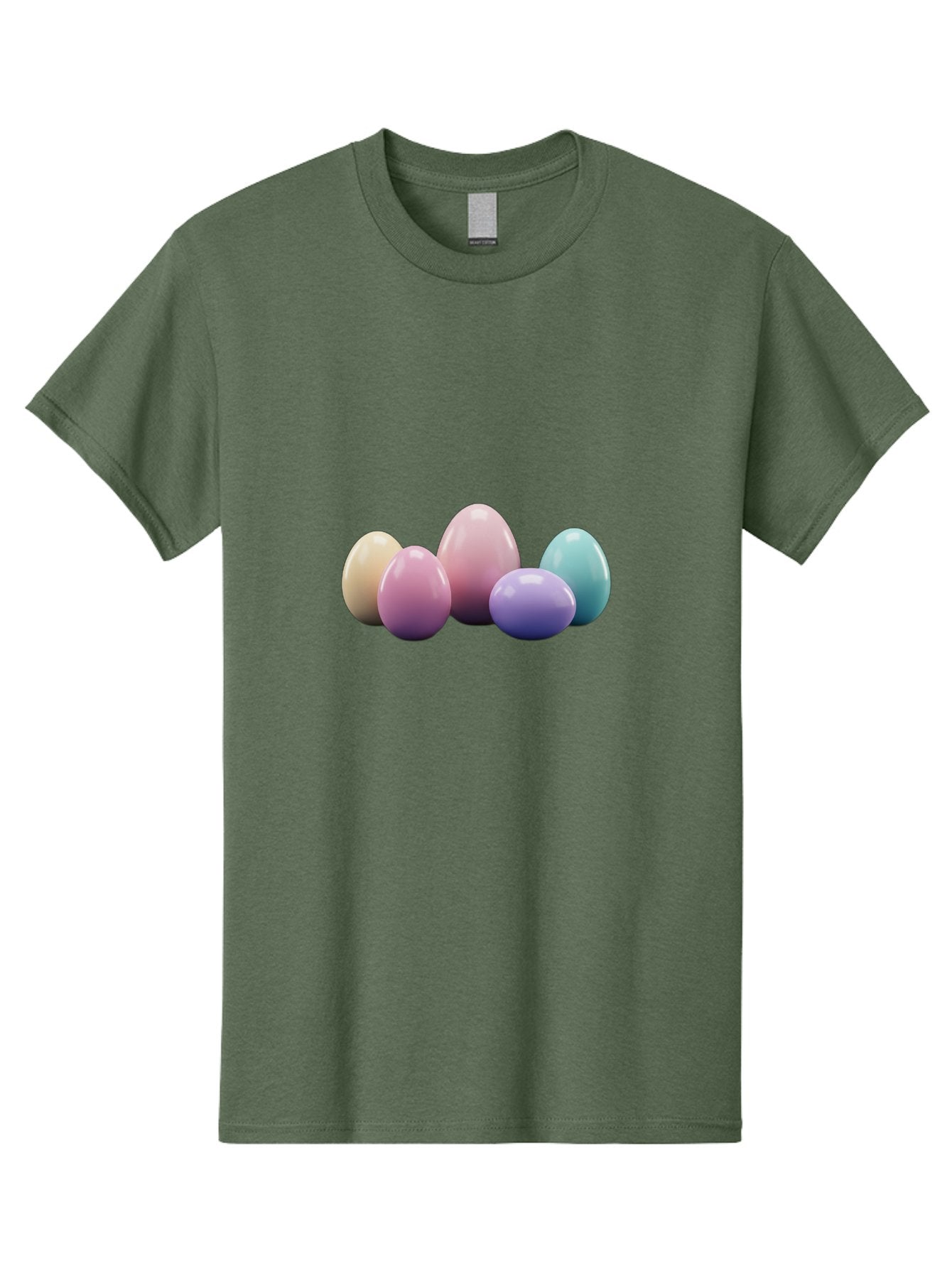 Pastel-Easter-Eggs Men'S Graphic Tee, 100% Cotton, Comfortable Casual Summer Wear, Machine Washable, Pastel Colored Eggs, Easter Eggs, Decorative Eggs, Shiny Eggs, Soft Colored Eggs, Egg Collection, Easter Decoration, Festive Eggs, Bab067 11