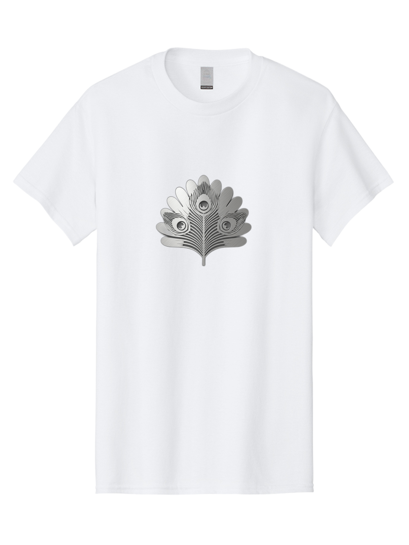 Peacock-Feather-9 Men'S Graphic Tee, 100% Cotton, Comfortable Casual Summer Wear, Machine Washable, Symbolic Design, Ornate Patterns, Feathered Motifs, Elegant Graphics, Detailed Artwork, Stylish Emblem, Luxury Icon, Decorative Elements Bab117 7