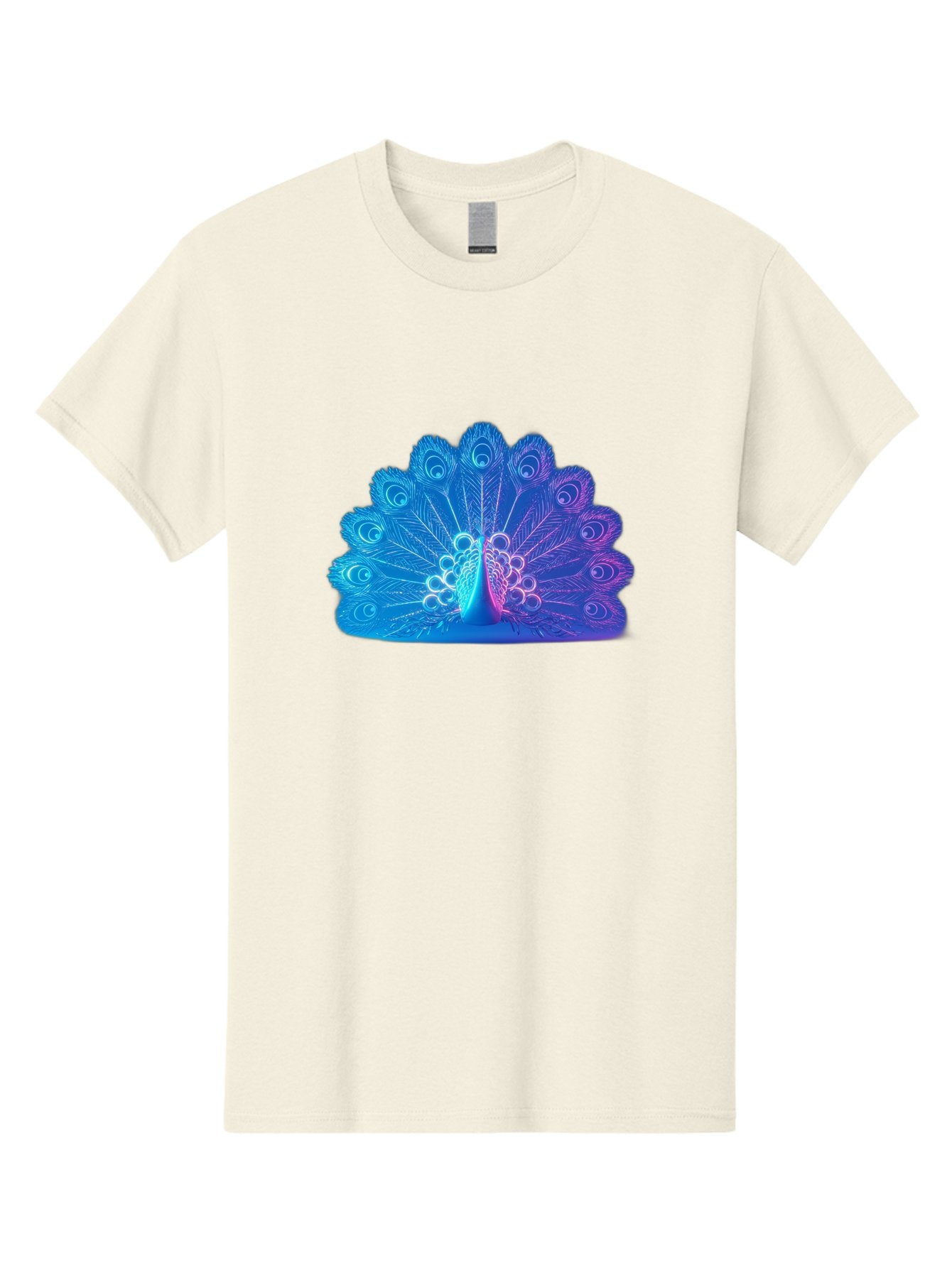 Peacock-Feathers-1 Men'S Graphic Tee, 100% Cotton, Comfortable Casual Summer Wear, Machine Washable, Peacock Feather, Vibrant Colors, Blue And Purple Hues, Intricate Details, Swirling Patterns, Majestic Display, Exotic Bird, Colorful Plumage, Bab120 5
