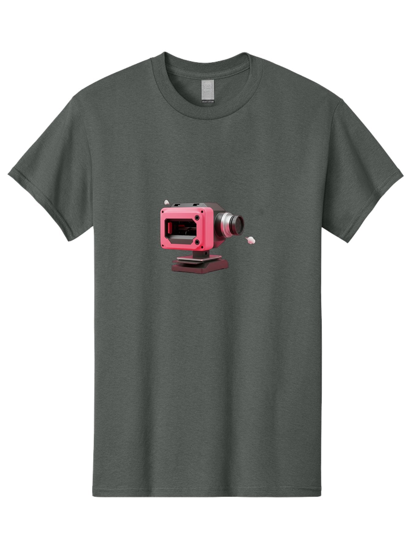 Pink-3D-Camera Men'S Graphic Tee, 100% Cotton, Comfortable Casual Summer Wear, Machine Washable, Pink Camera, Photography Equipment, Camera Lens, Modern Technology, Futuristic Design, Digital Photography, Studio Equipment, 3D Camera Bab141 7
