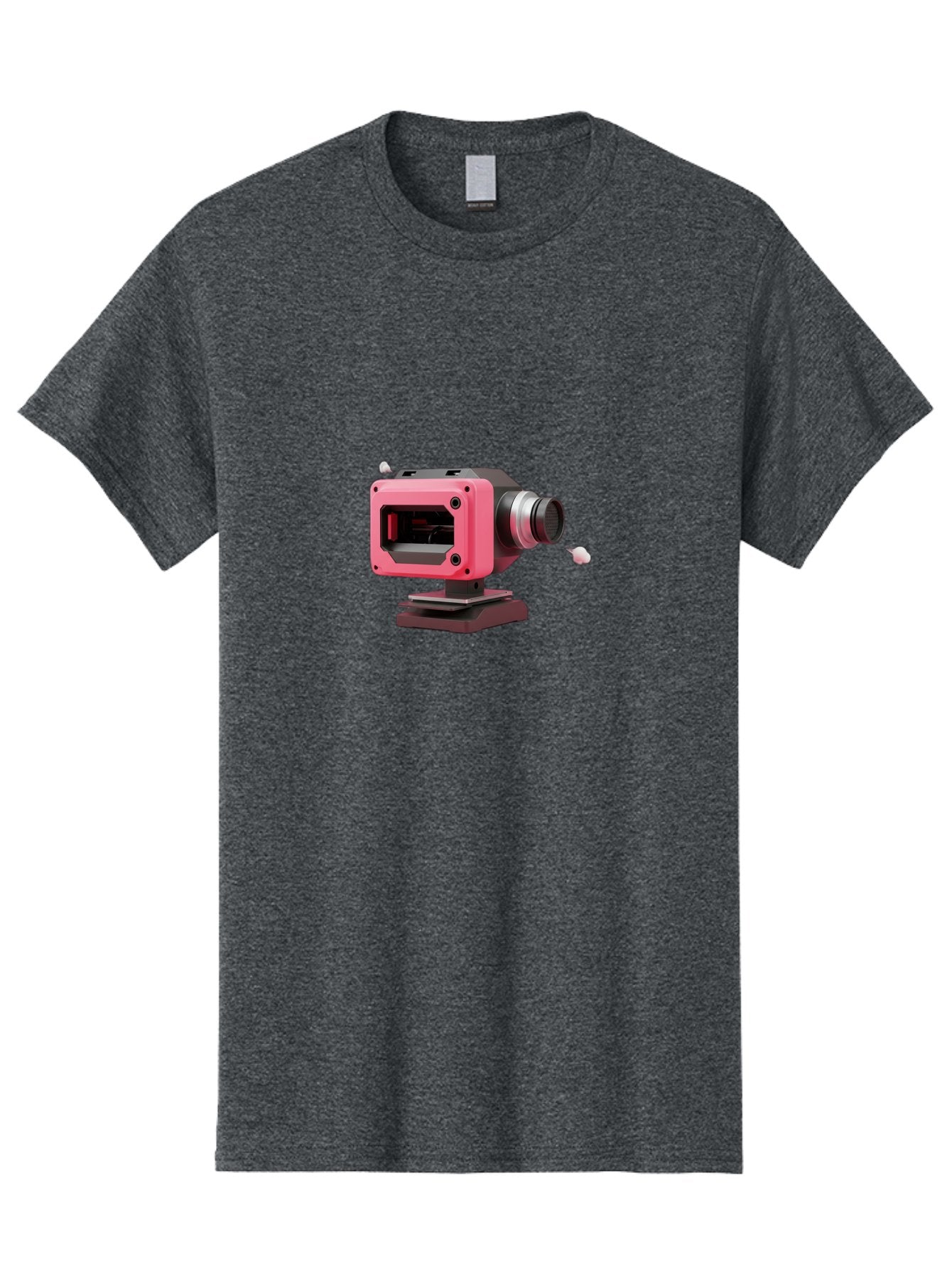 Pink-3D-Camera Men'S Graphic Tee, 100% Cotton, Comfortable Casual Summer Wear, Machine Washable, Pink Camera, Photography Equipment, Camera Lens, Modern Technology, Futuristic Design, Digital Photography, Studio Equipment, 3D Camera Bab141 6