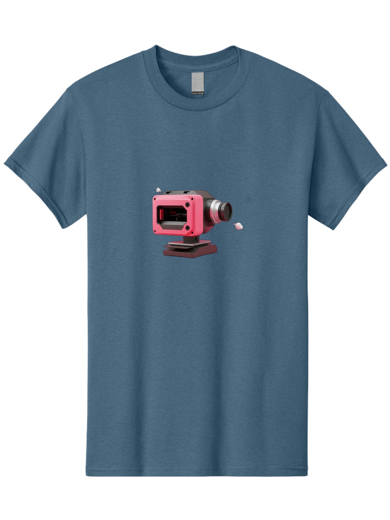 Pink-3D-Camera Men'S Graphic Tee, 100% Cotton, Comfortable Casual Summer Wear, Machine Washable, Pink Camera, Photography Equipment, Camera Lens, Modern Technology, Futuristic Design, Digital Photography, Studio Equipment, 3D Camera Bab141 9