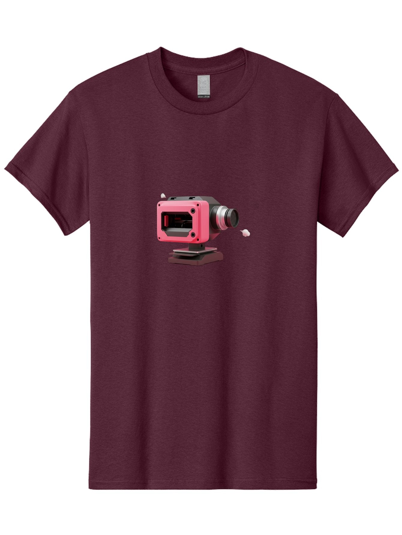 Pink-3D-Camera Men'S Graphic Tee, 100% Cotton, Comfortable Casual Summer Wear, Machine Washable, Pink Camera, Photography Equipment, Camera Lens, Modern Technology, Futuristic Design, Digital Photography, Studio Equipment, 3D Camera Bab141 11