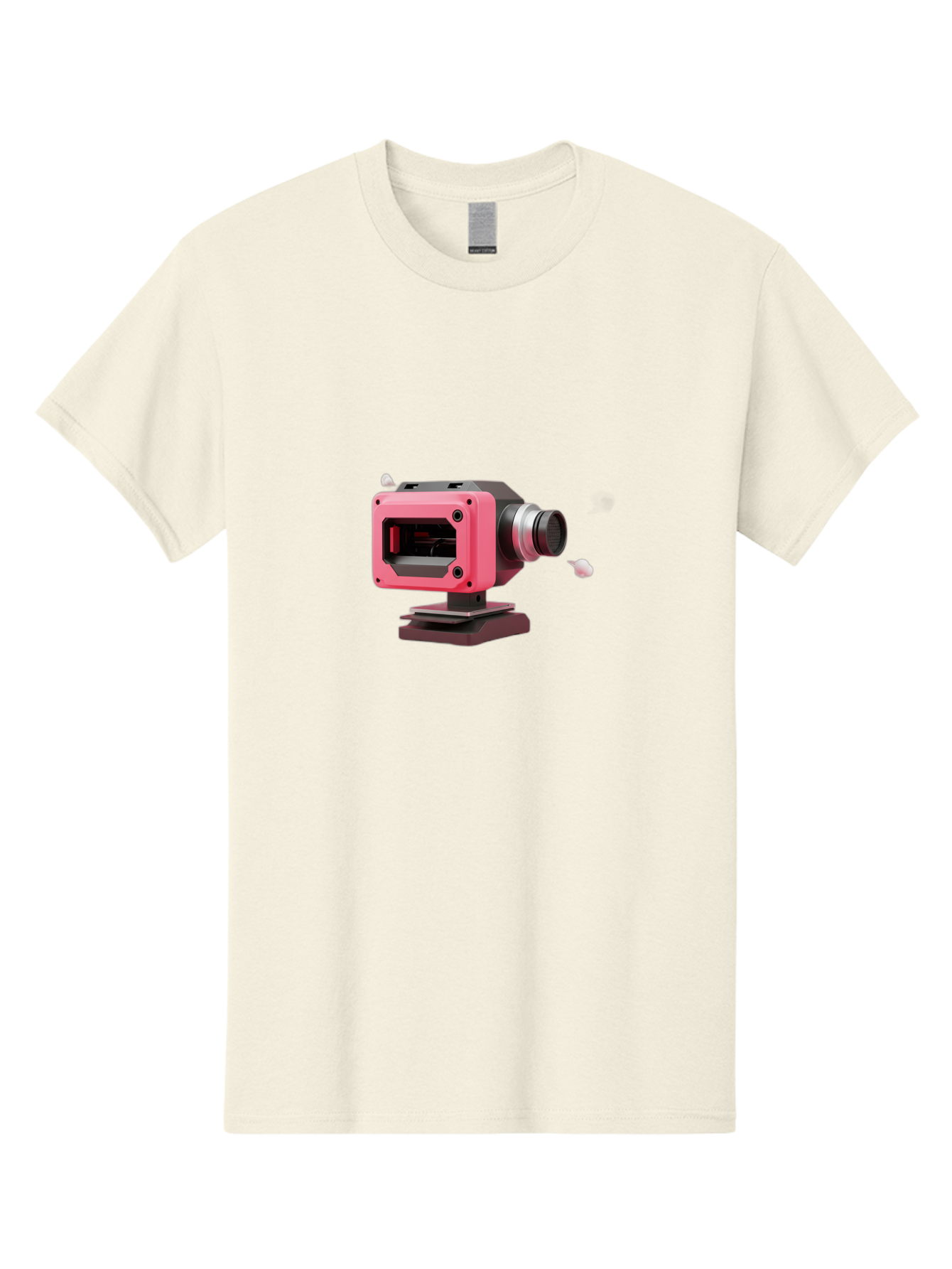 Pink-3D-Camera Men'S Graphic Tee, 100% Cotton, Comfortable Casual Summer Wear, Machine Washable, Pink Camera, Photography Equipment, Camera Lens, Modern Technology, Futuristic Design, Digital Photography, Studio Equipment, 3D Camera Bab141 5